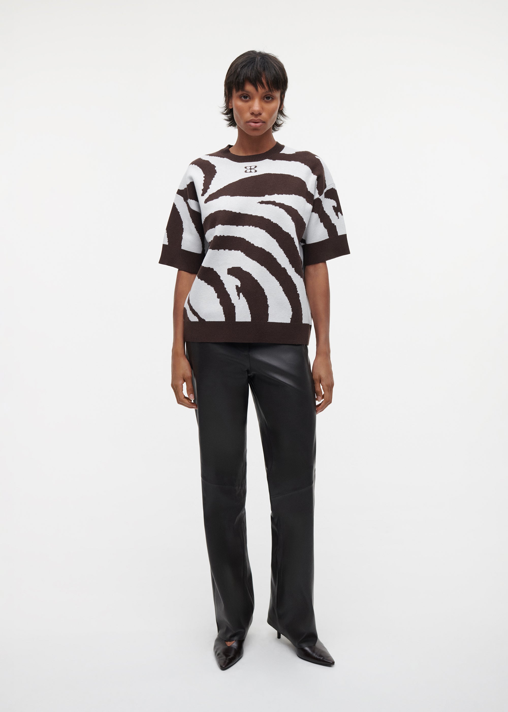 LEVINA Knitted T-shirt