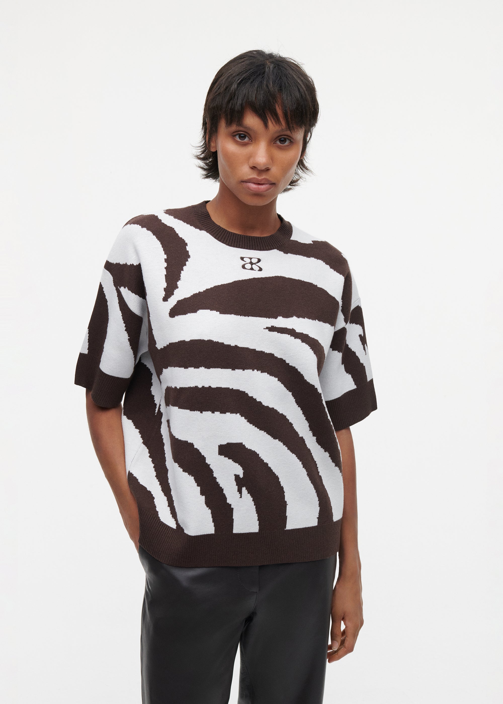 LEVINA Knitted T-shirt