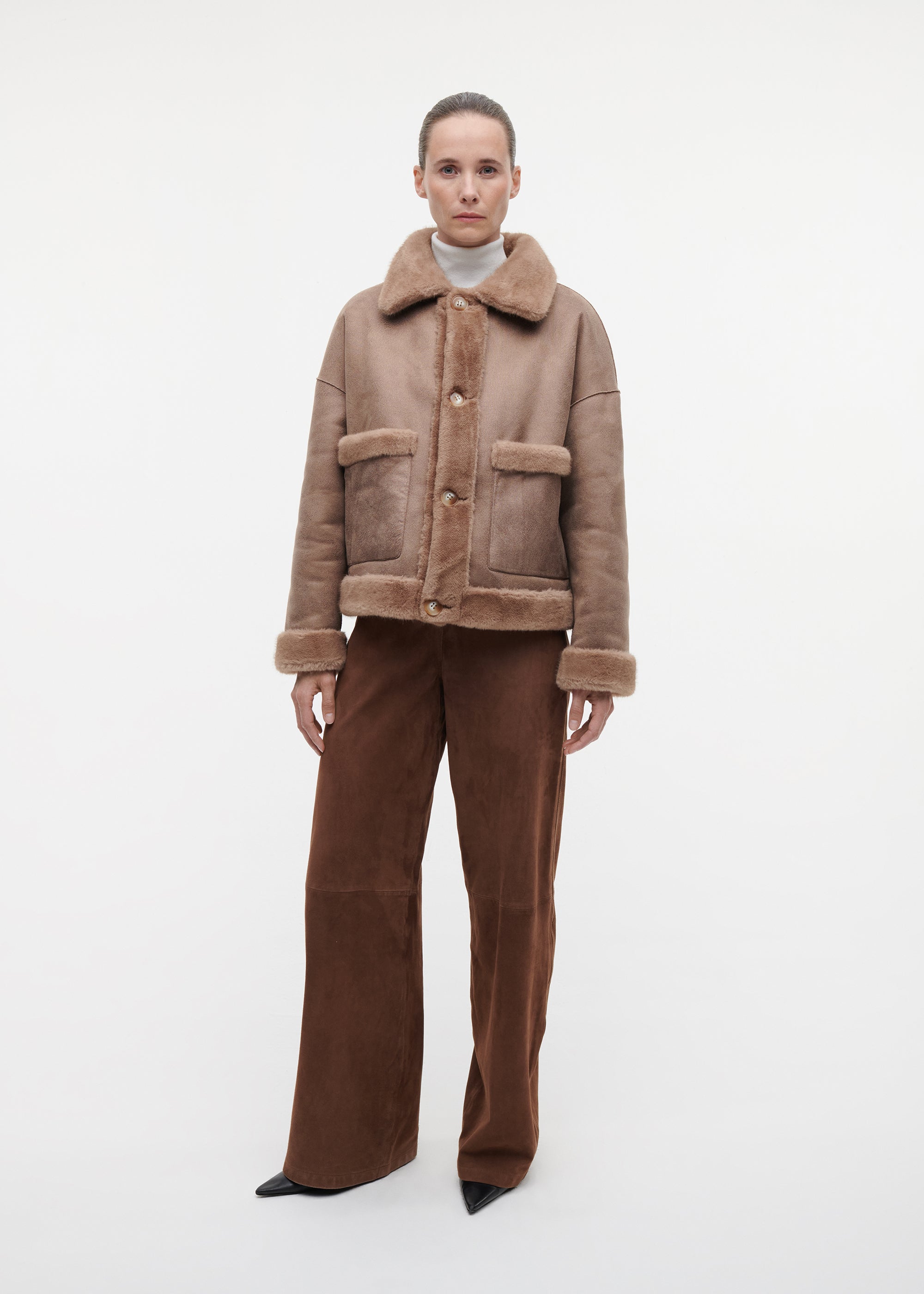 FAJE Reversible Faux Fur Jacket