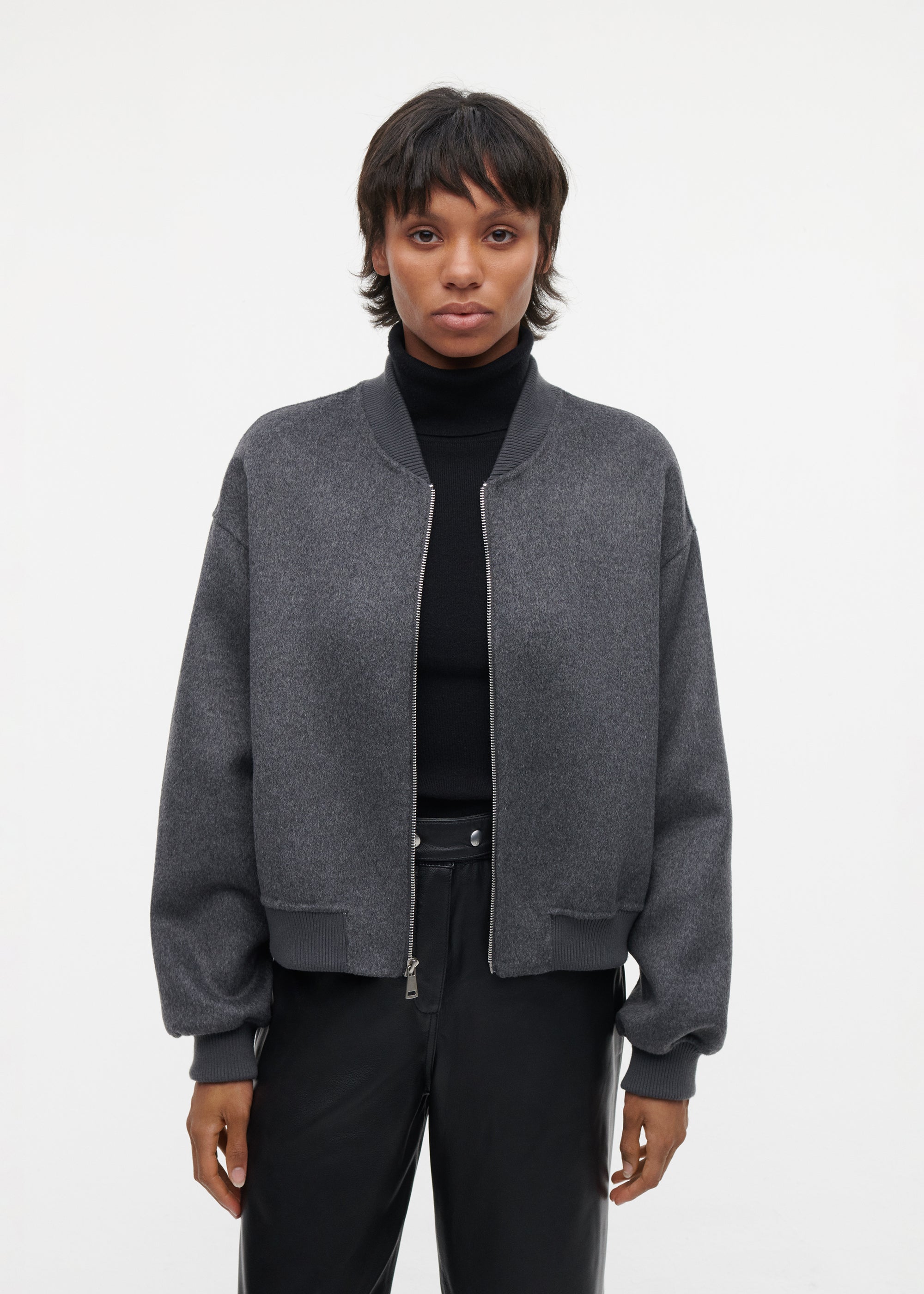 NINA Wool Bomber Jacket