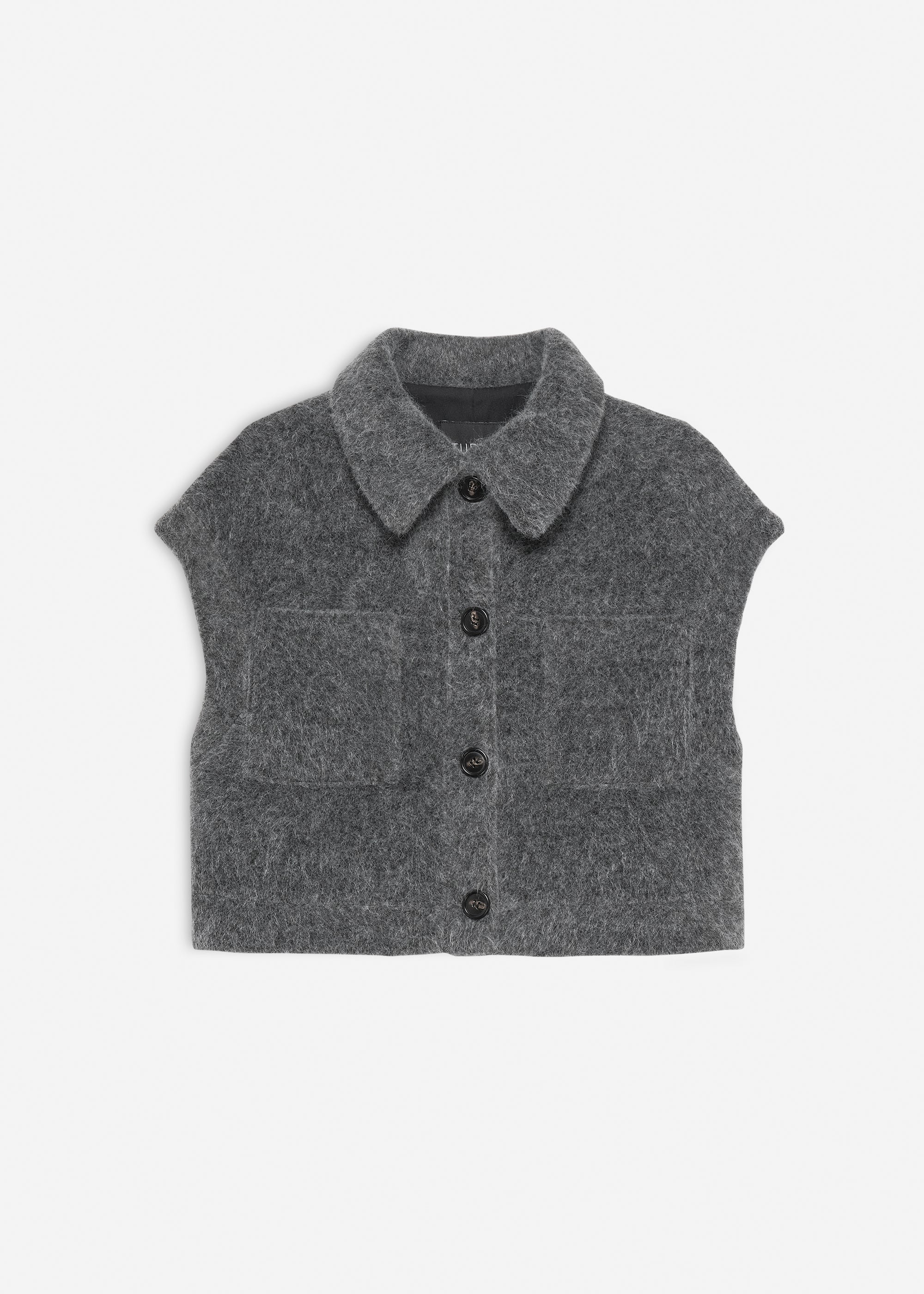 PLUME Faux Mohair Gilet