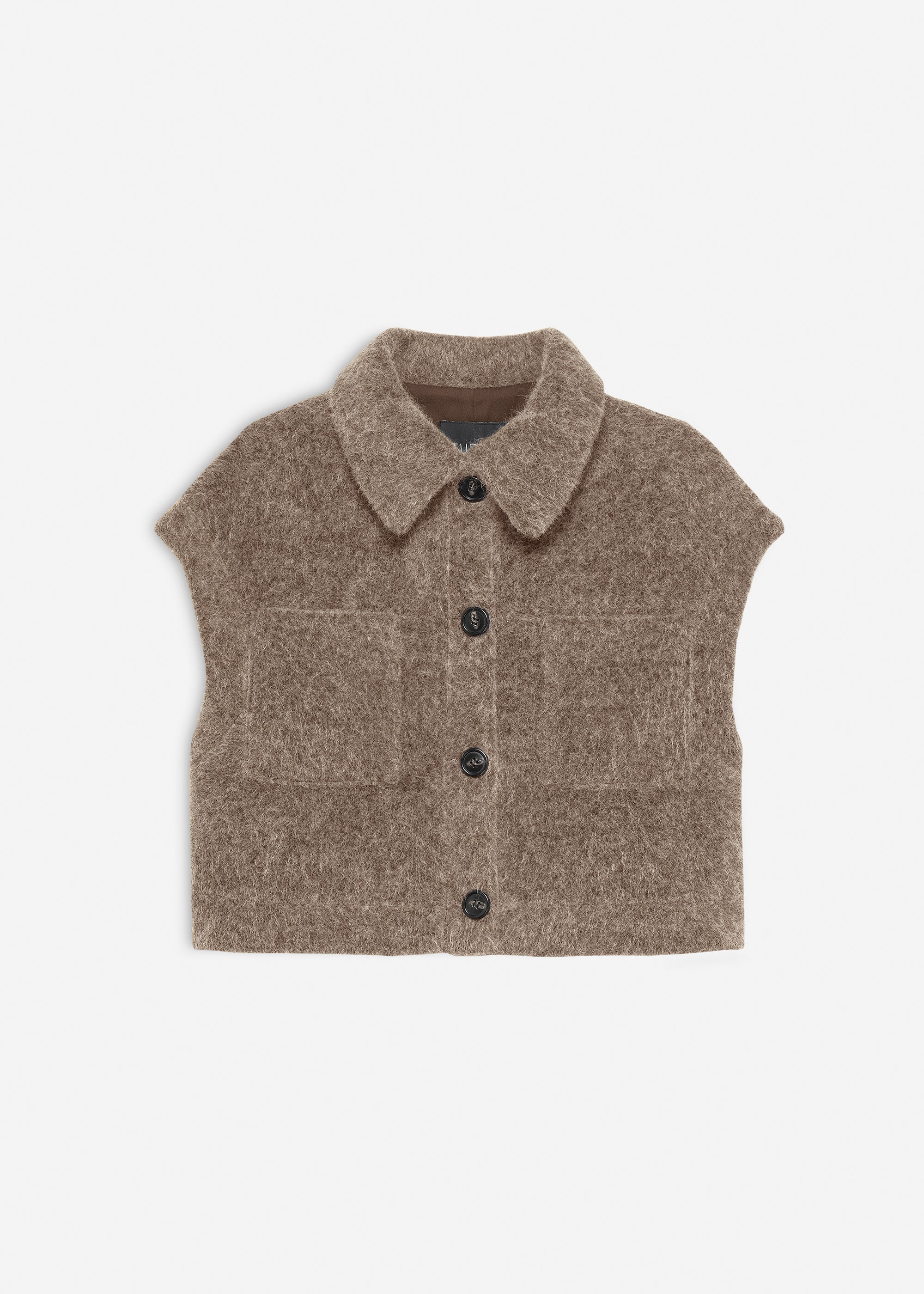 PLUME Faux Mohair Gilet