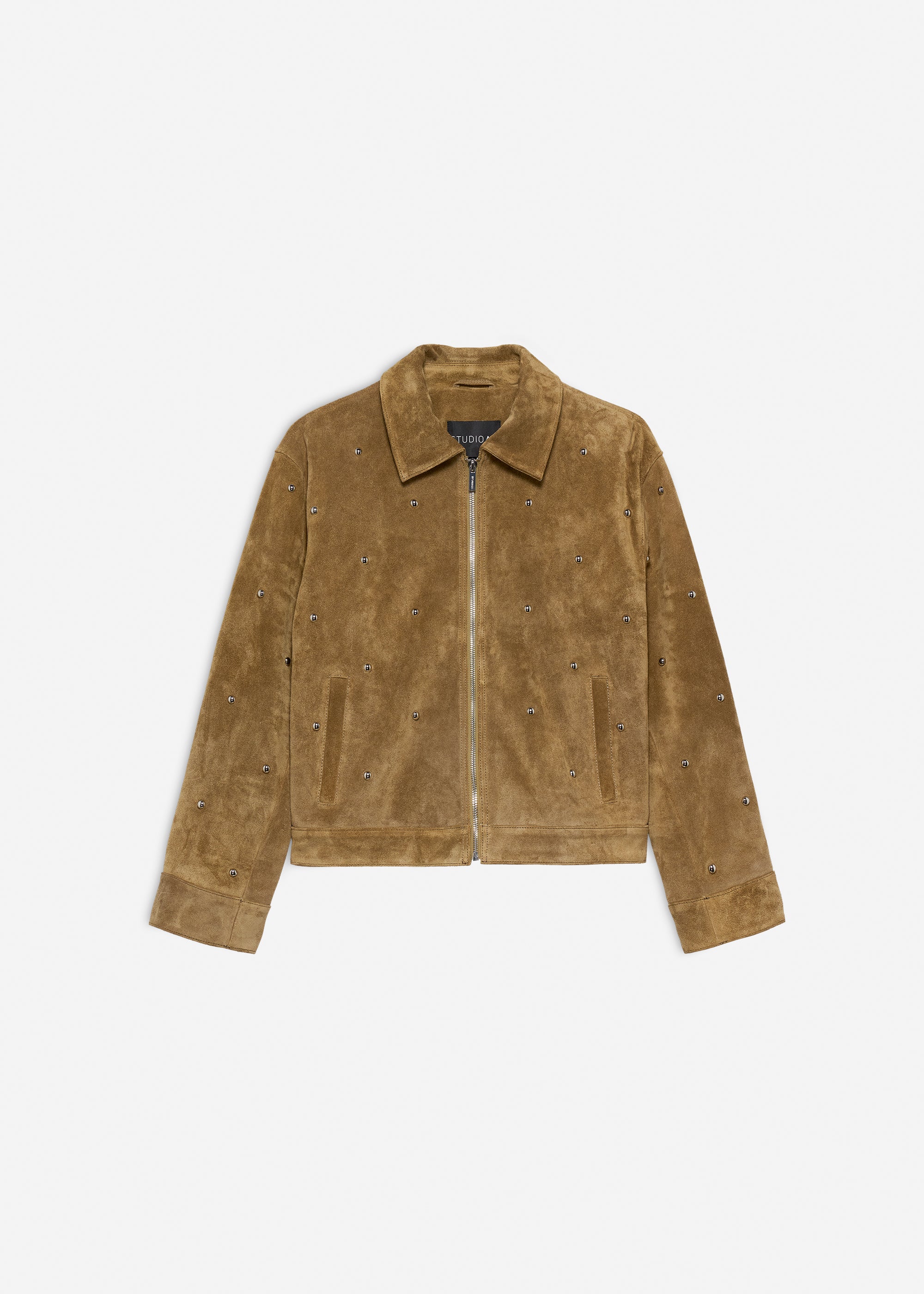 TINA Gritty Suede Studs Jacket