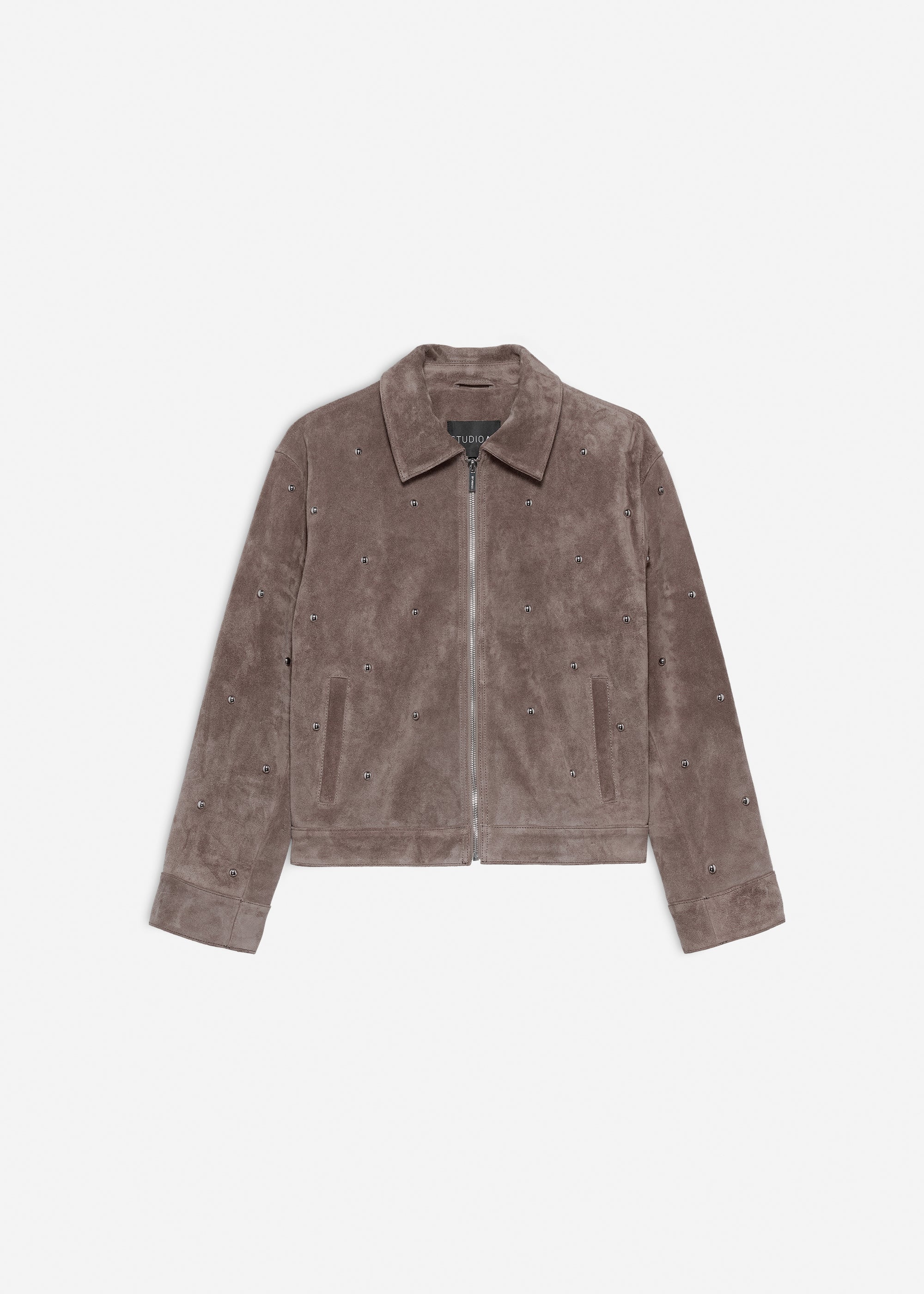 TINA Gritty Suede Studs Jacket