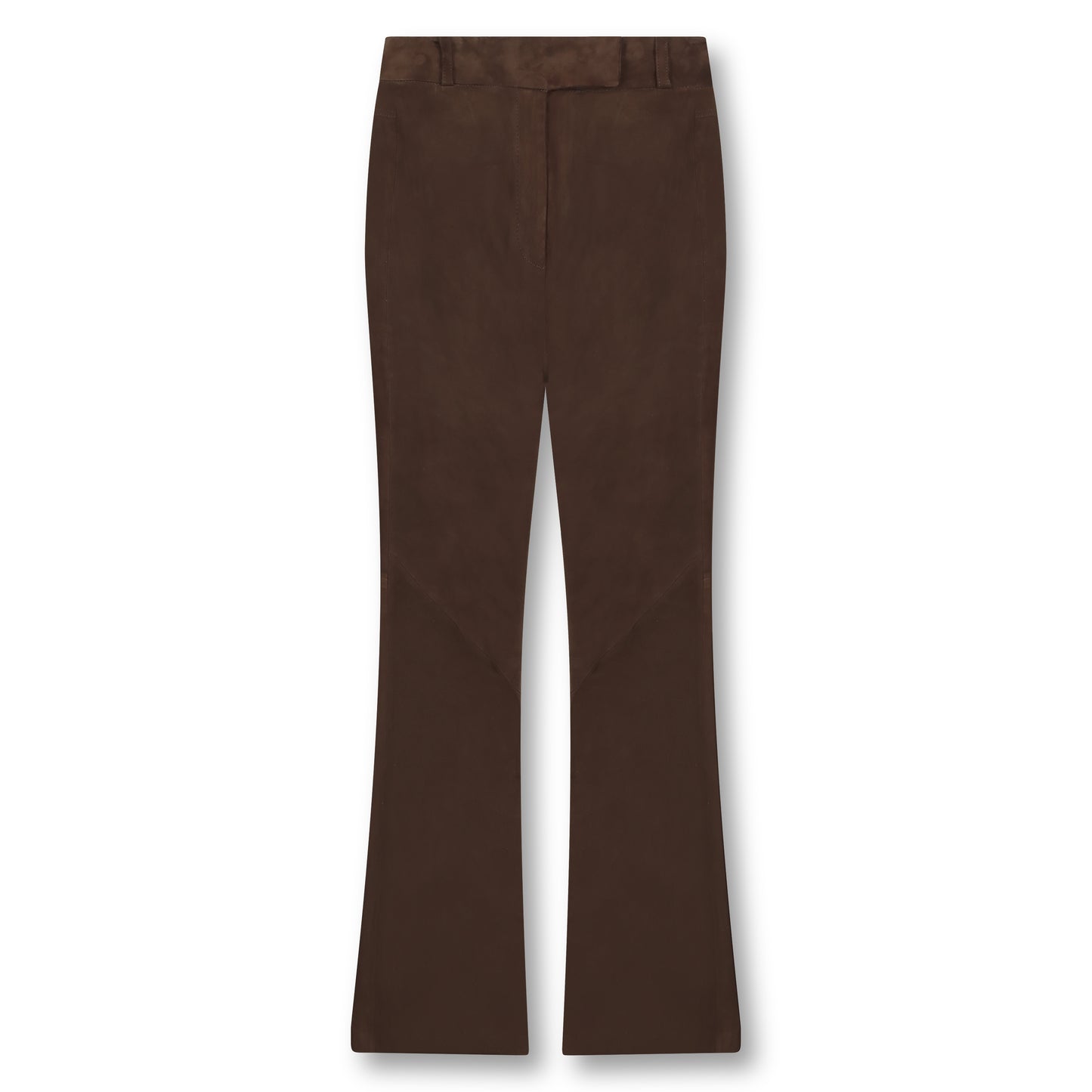 JAELA Suede Flared Trousers