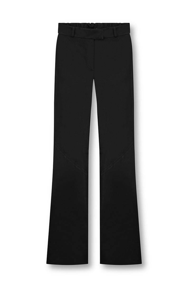 JAELA Leather Flared Trousers