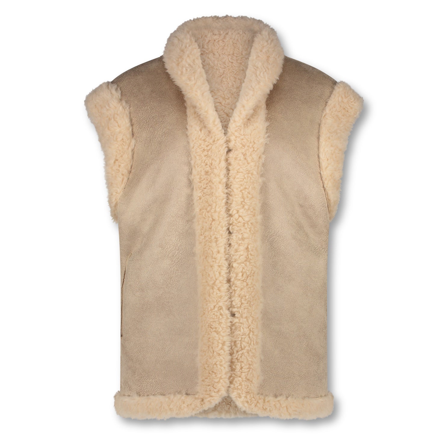NERINE Teddy Wool Gilet