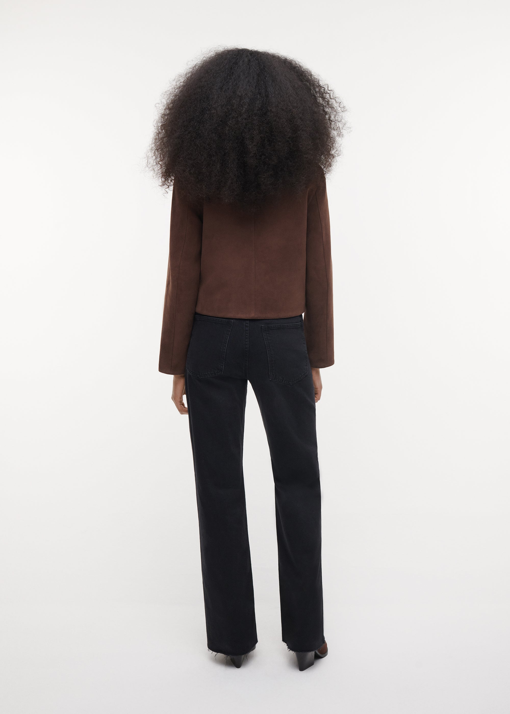 MARLEY Suede Jacket | Cacao