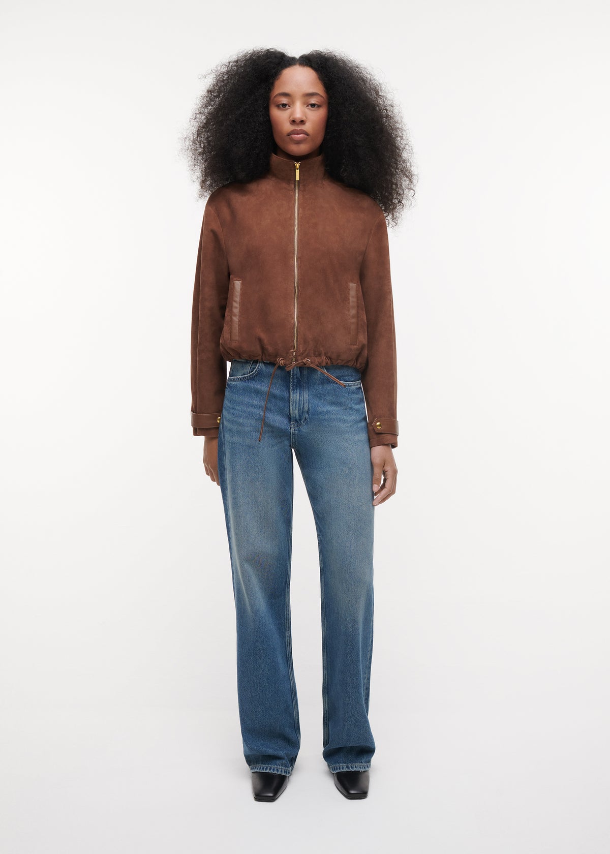 NOELLE Suede Jacket | Mocha