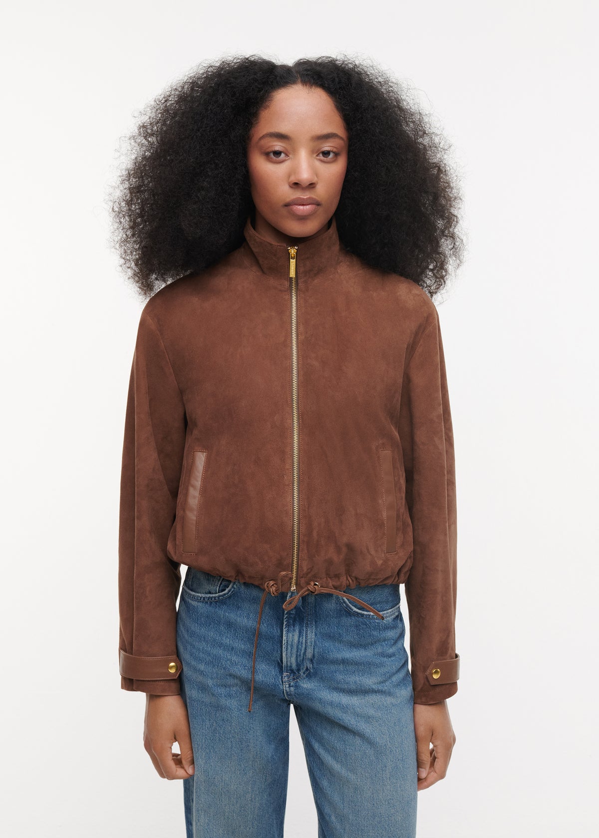 NOELLE Suede Jacket | Mocha