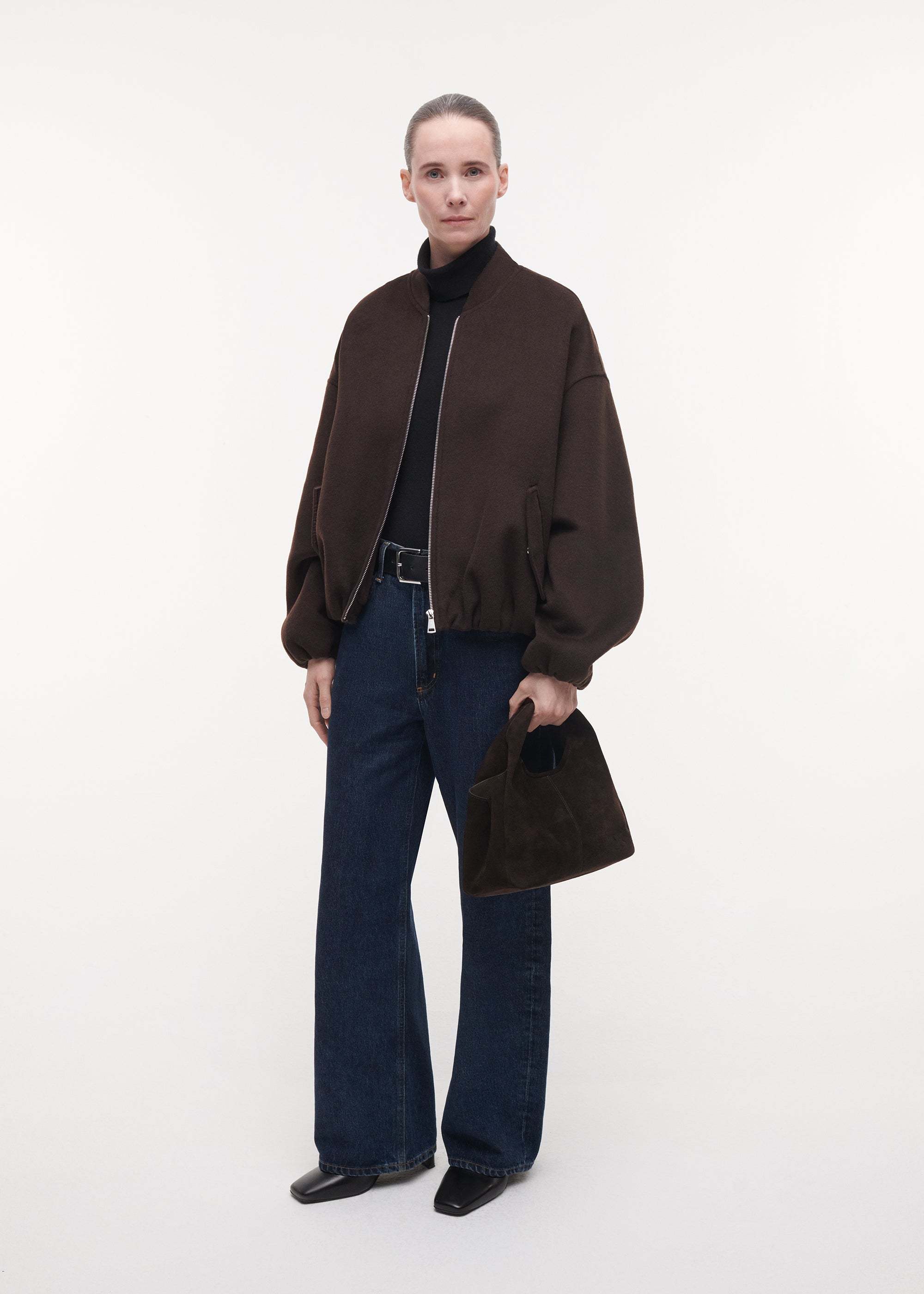 HARLEE Gritty Suede Tas | Velvet Brown