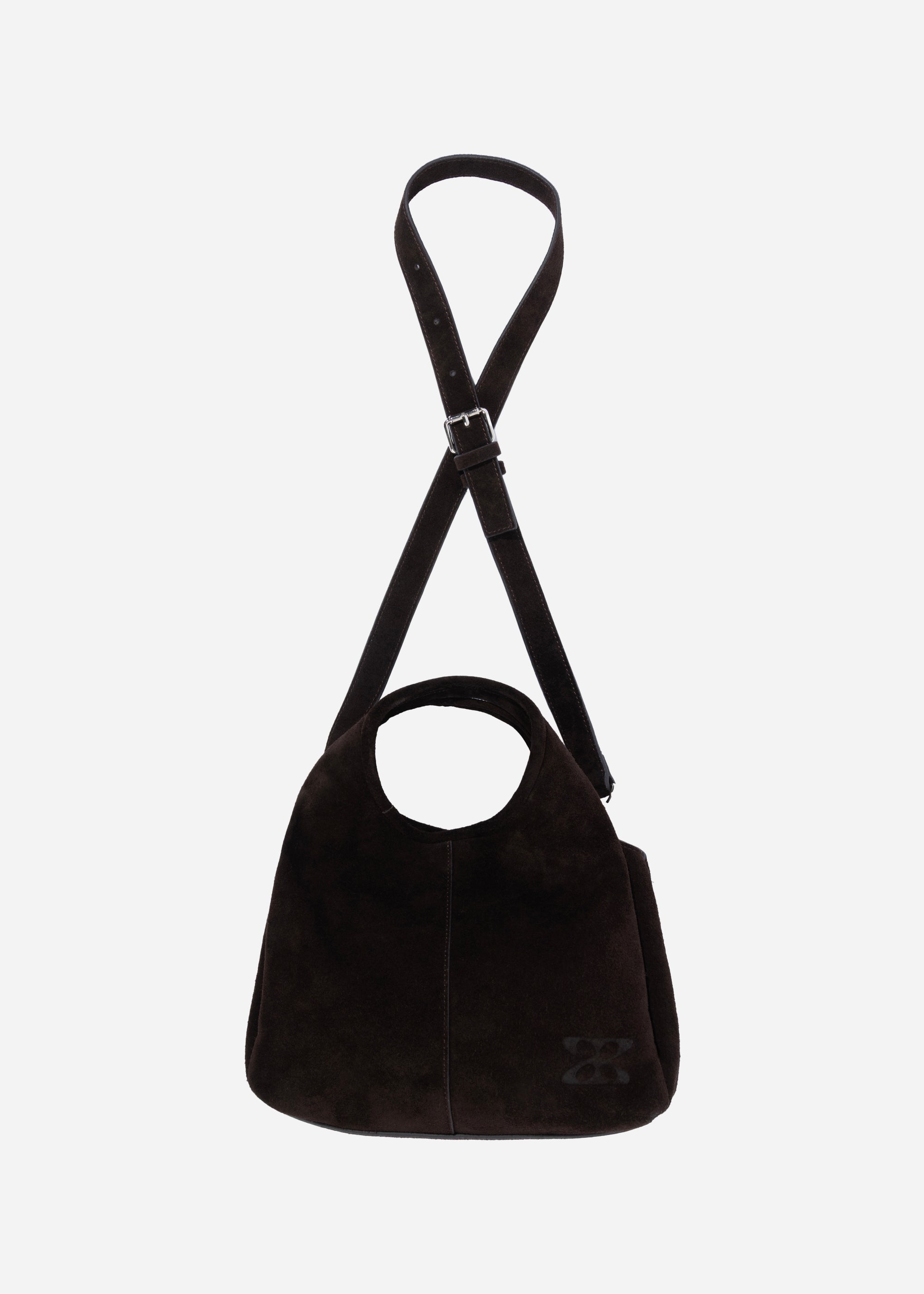 HARLEE Gritty Suede Bag | Velvet Brown