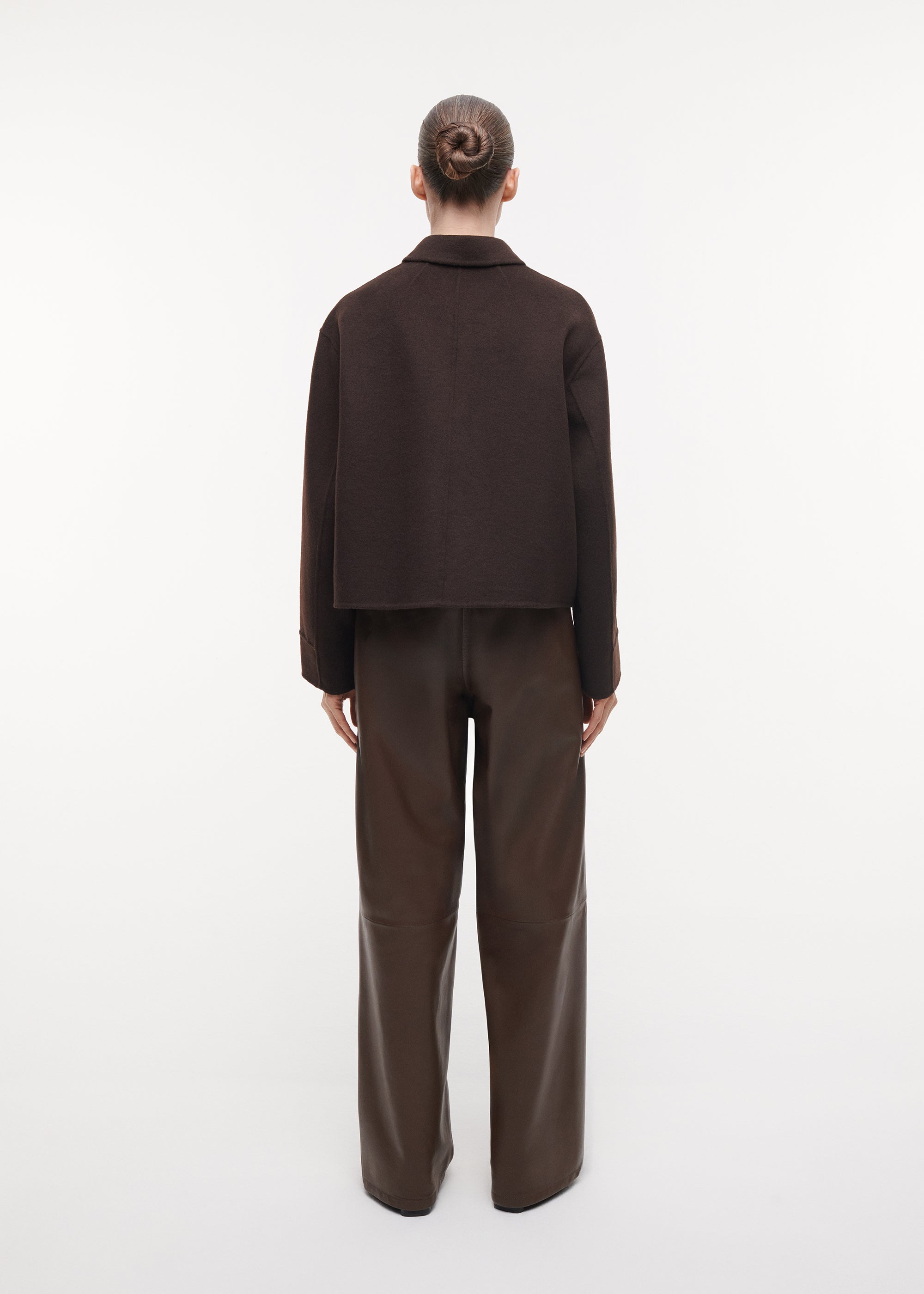 NICOLINA Wool Jacket | Dark Brown