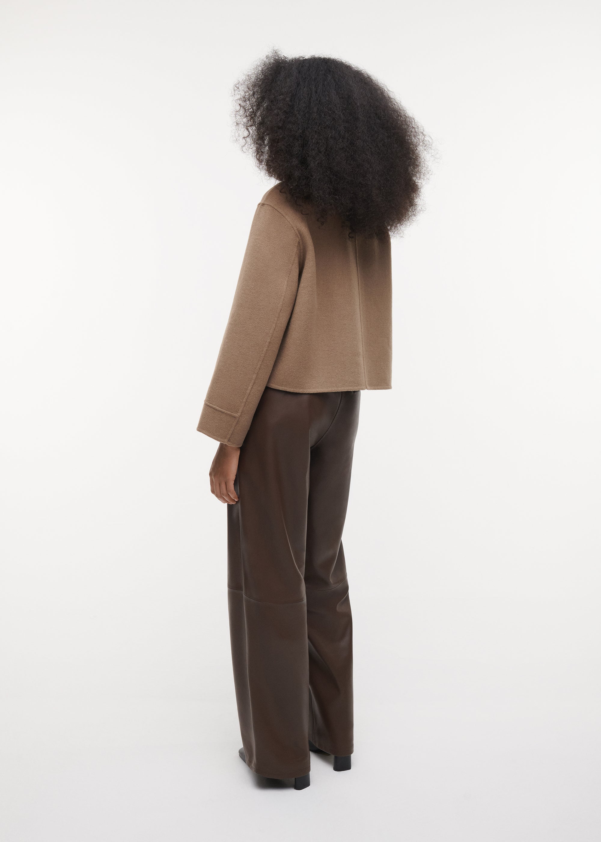 NICOLINA Wool Jacket | Dark Olive