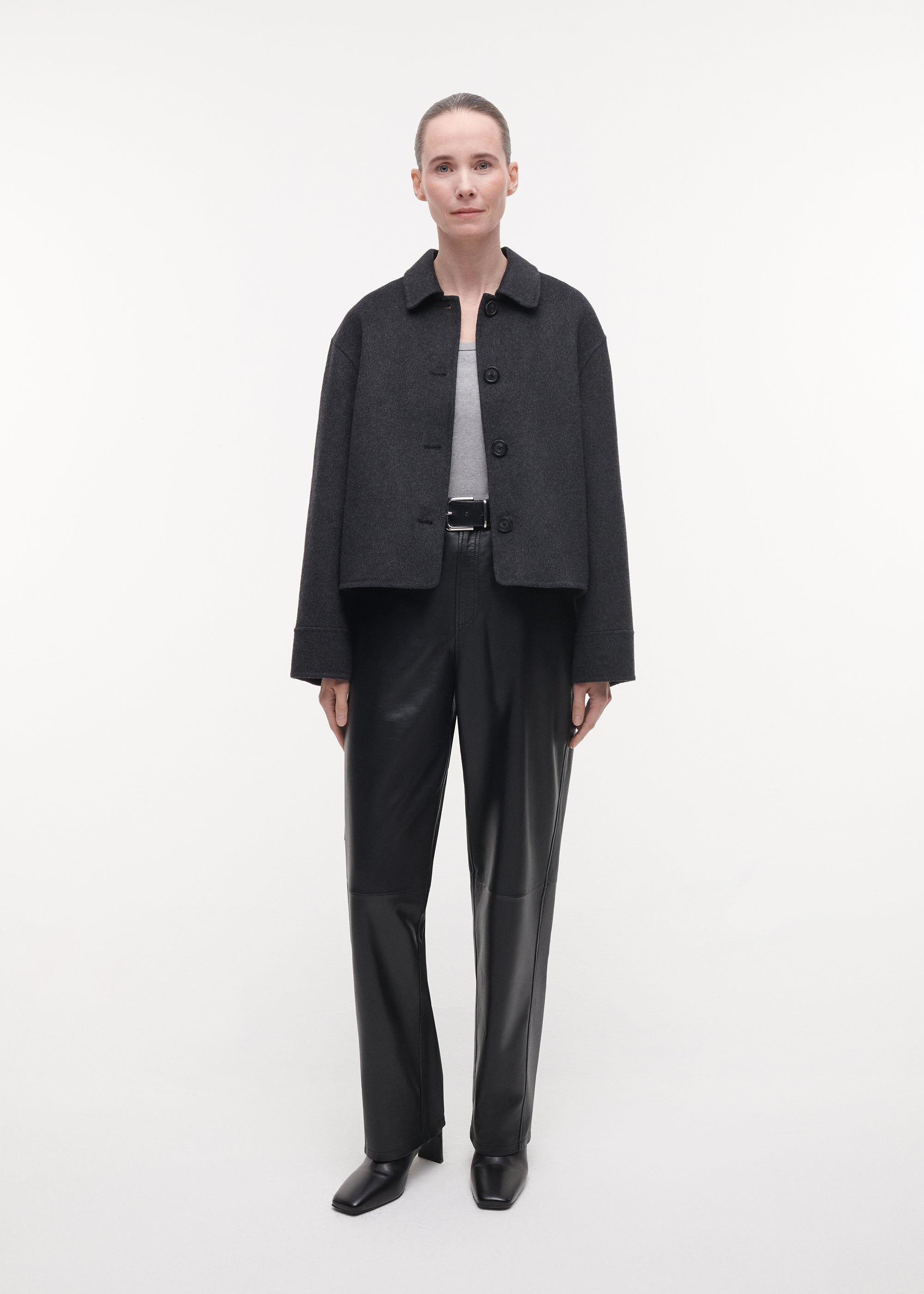 NICOLINA Wool Jacket | Storm Iron