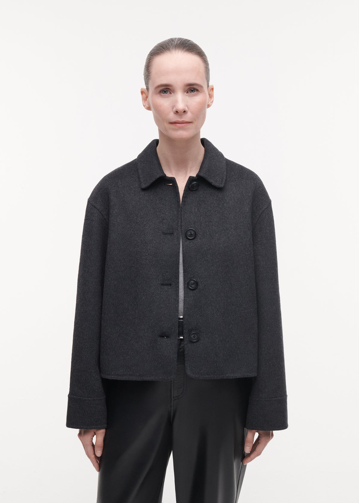 NICOLINA Wool Jacket | Storm Iron