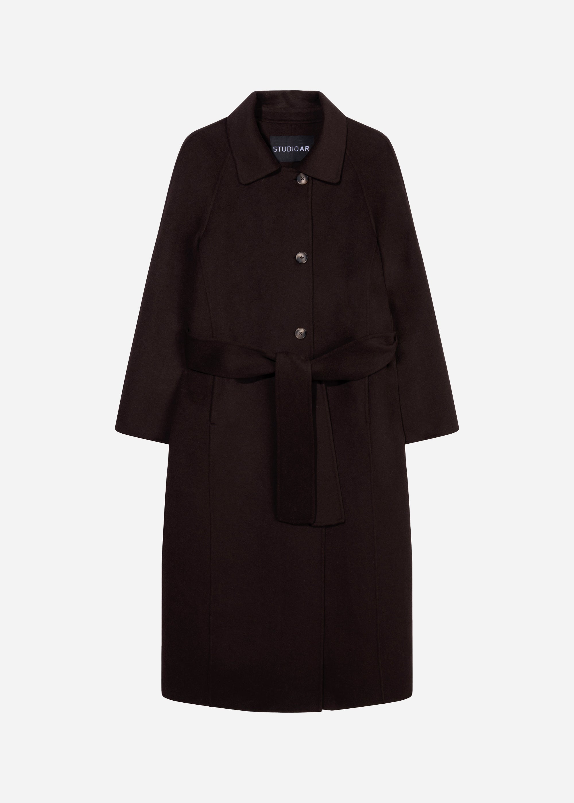 JOY Wollen Jas | Dark Brown