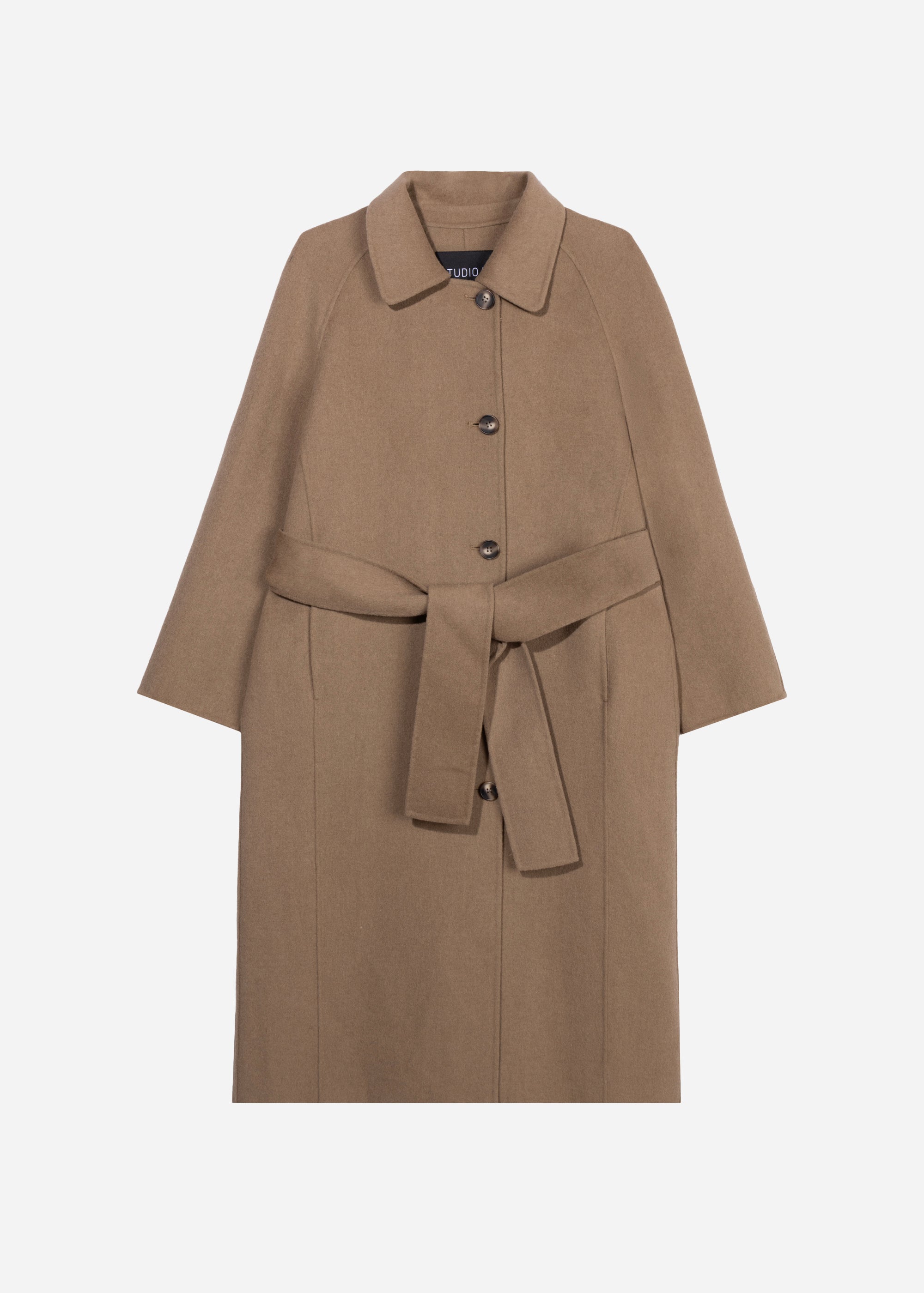 JOY Wollen Jas | Dark Olive