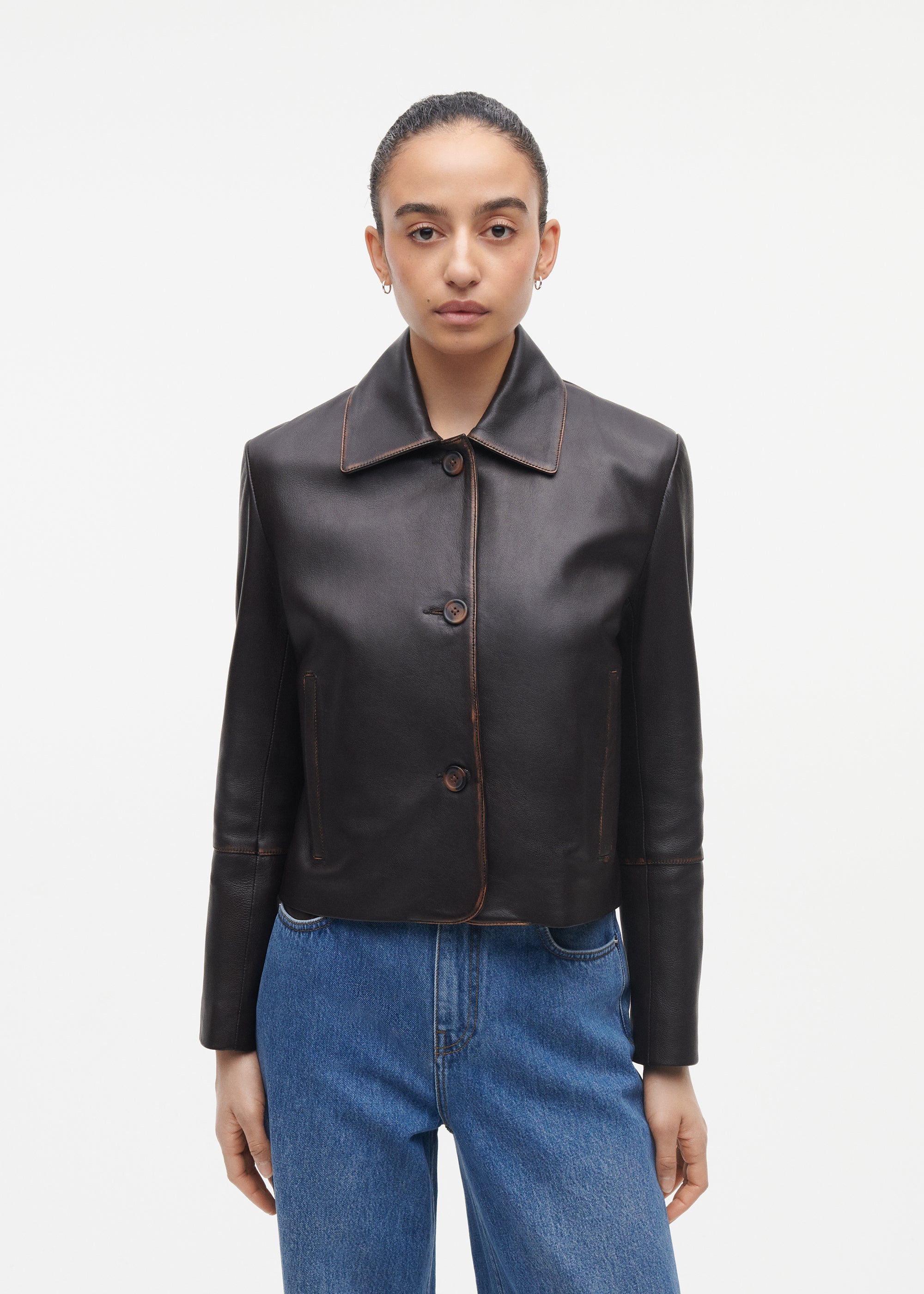 CLEO Vintage Lederjacke | Vintage Brown
