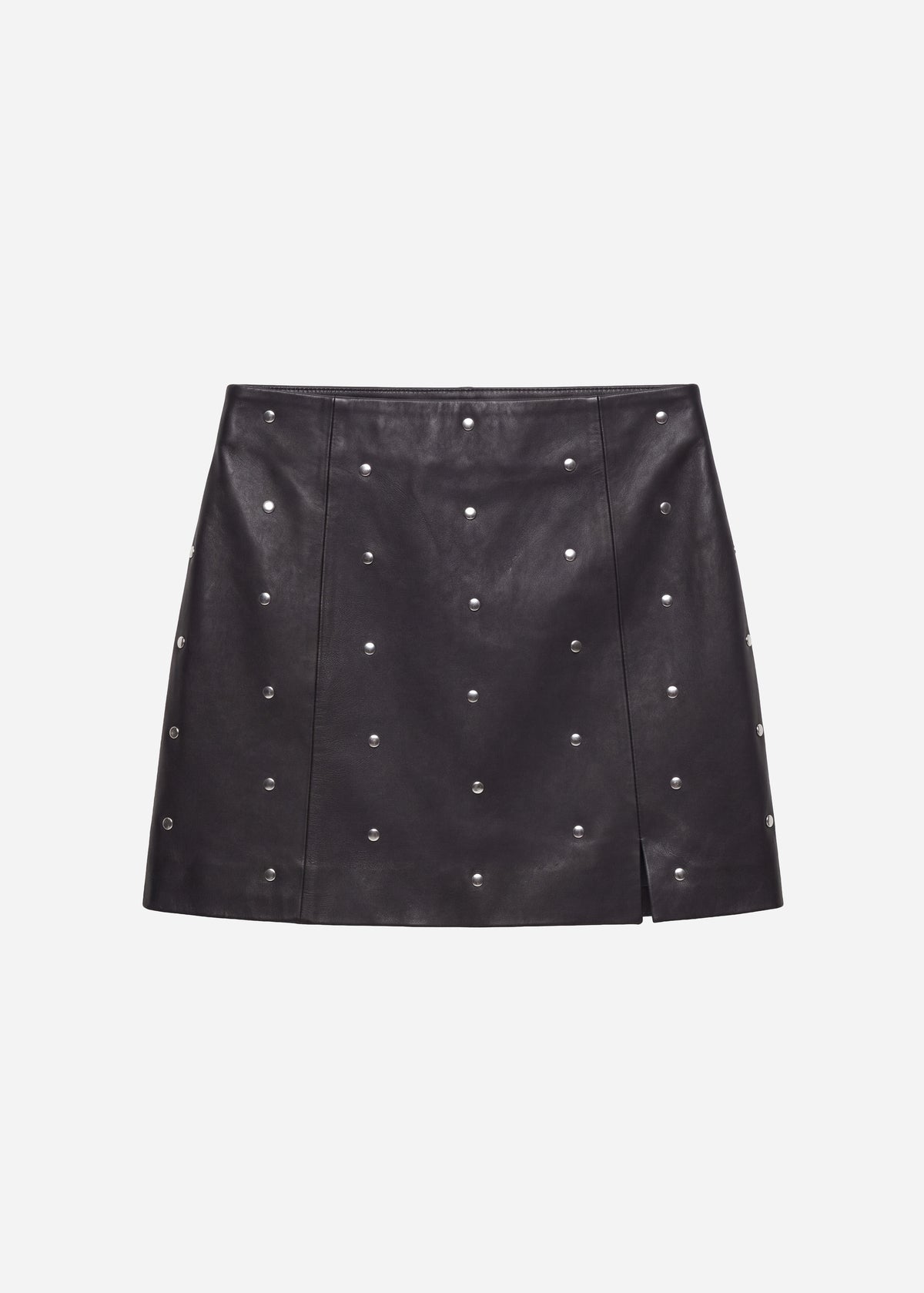 MARIBEL Studded Skirt | Espresso