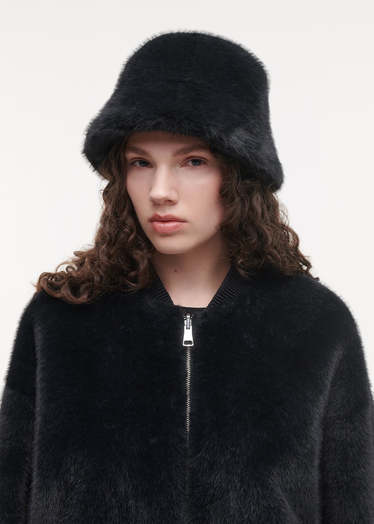 BEAU Faux Fur Hat | Dark Grey
