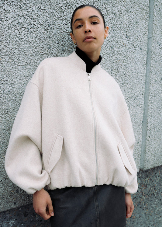 AHTI Wool Bomber Jacket