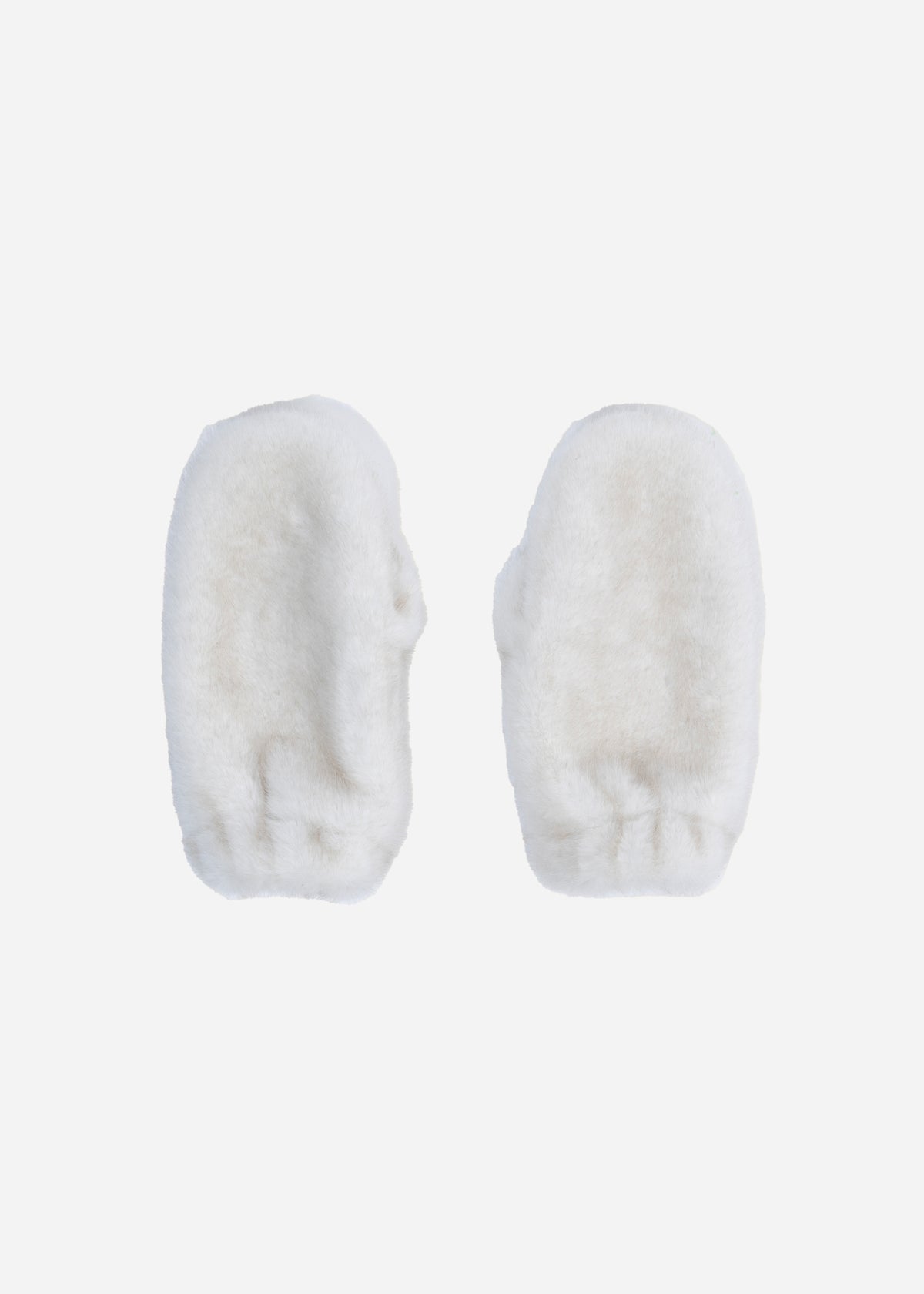 EVALYN Faux Fur Gloves | Ecru