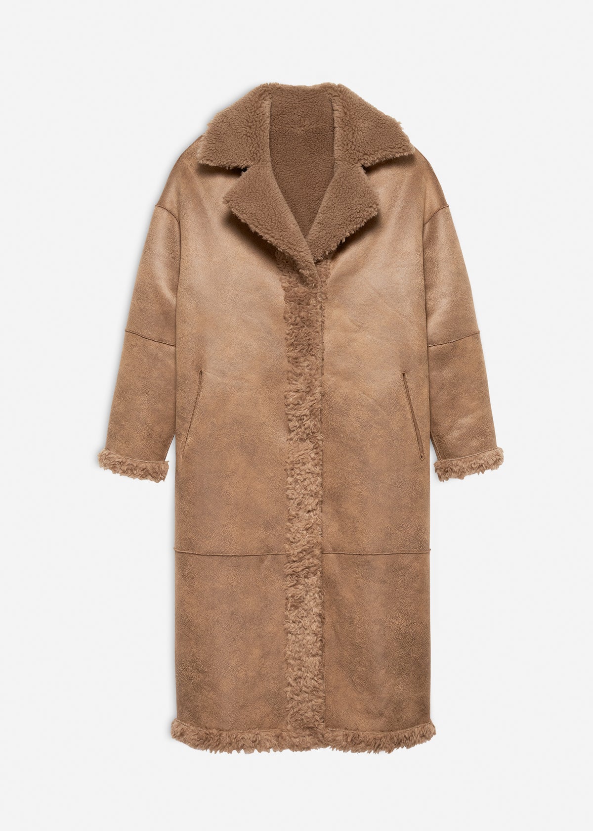 FLOOR Teddy Wool Coat | Camel