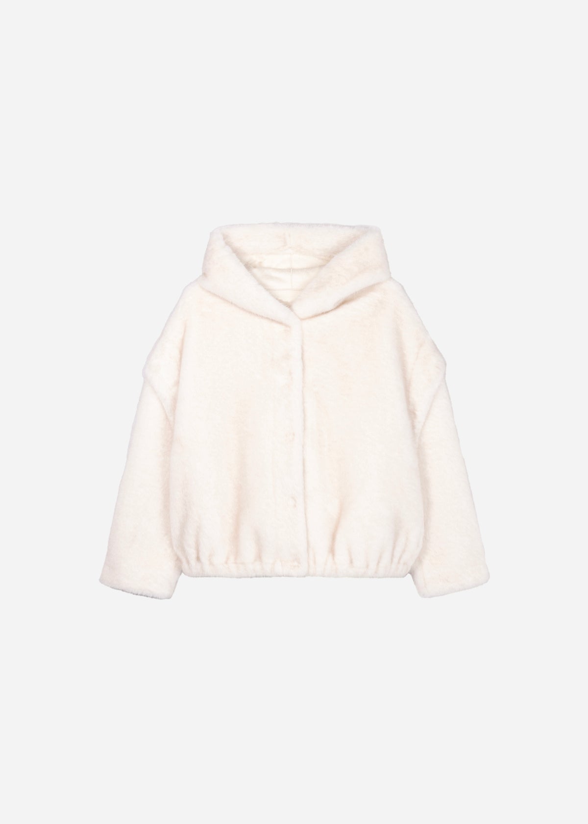 ISADEE Reversible Faux Fur Jacket | Ecru