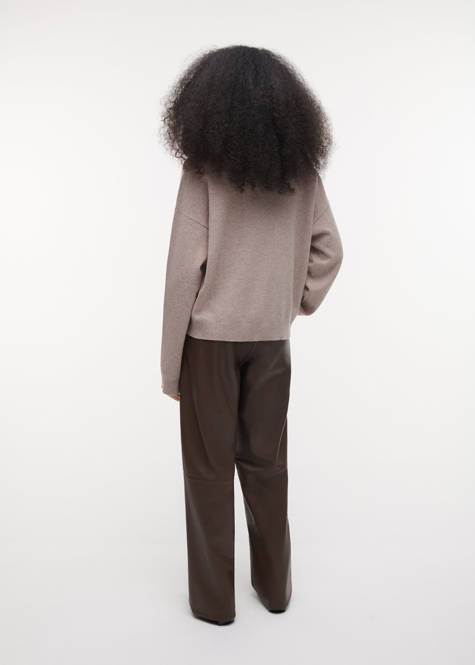 ILANA Cashmere trui | Beige Melange