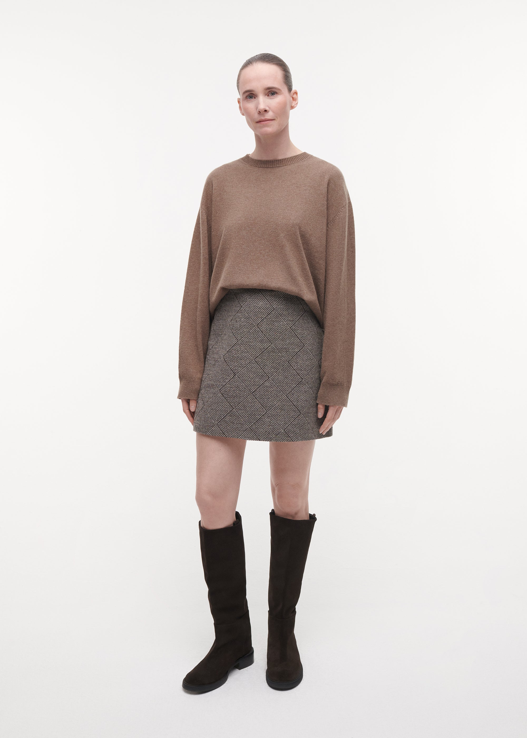 ILANA Cashmere trui | Cacao