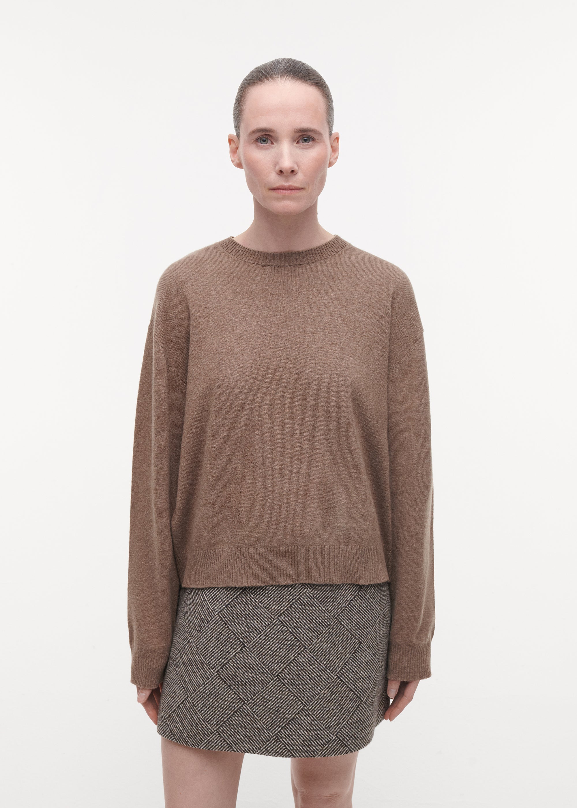 ILANA Cashmere trui | Cacao