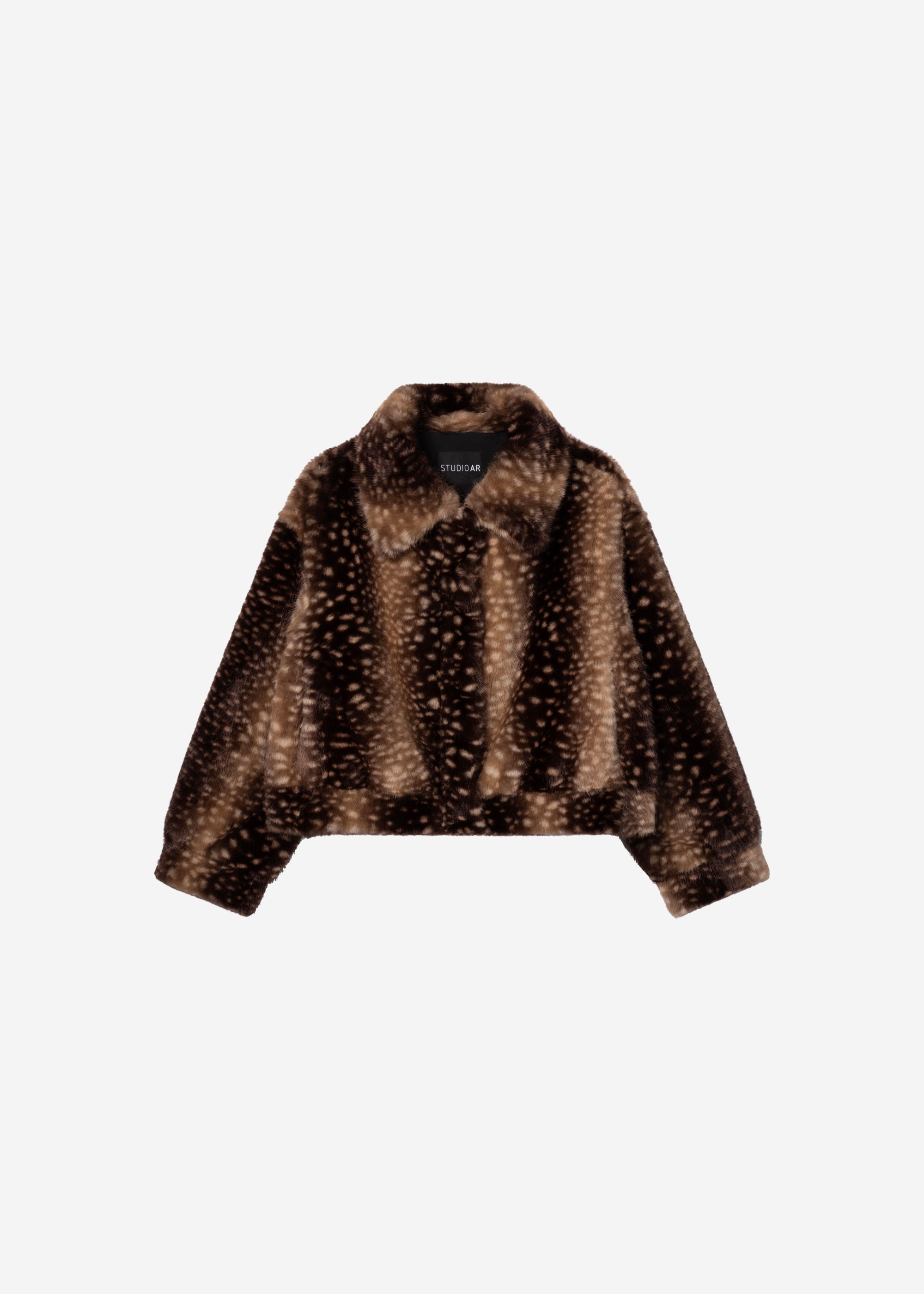 LUCY Faux Fur Jacke | Brown