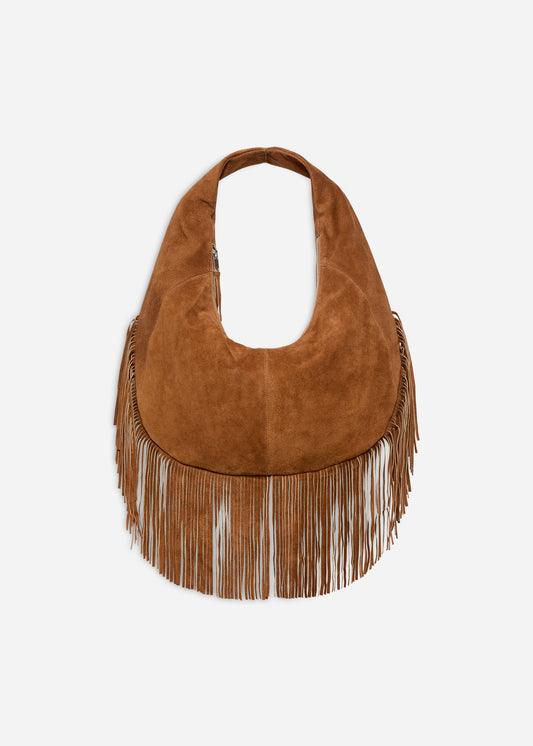 BROOKE Suede Fringe Bag