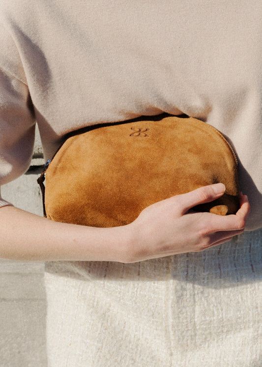 OLIVIA Suede Pouch