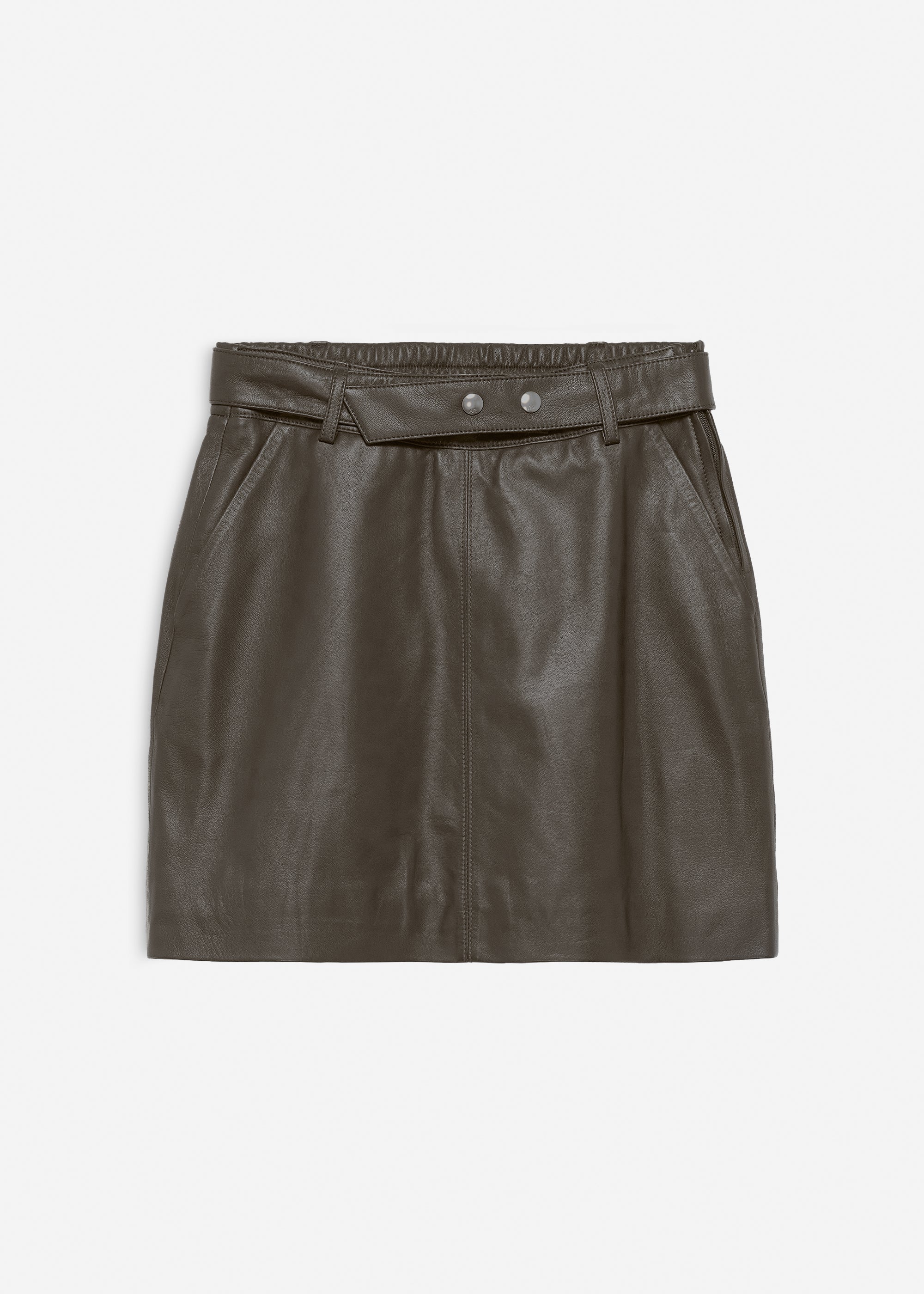 LAIN Leather Mini Skirt