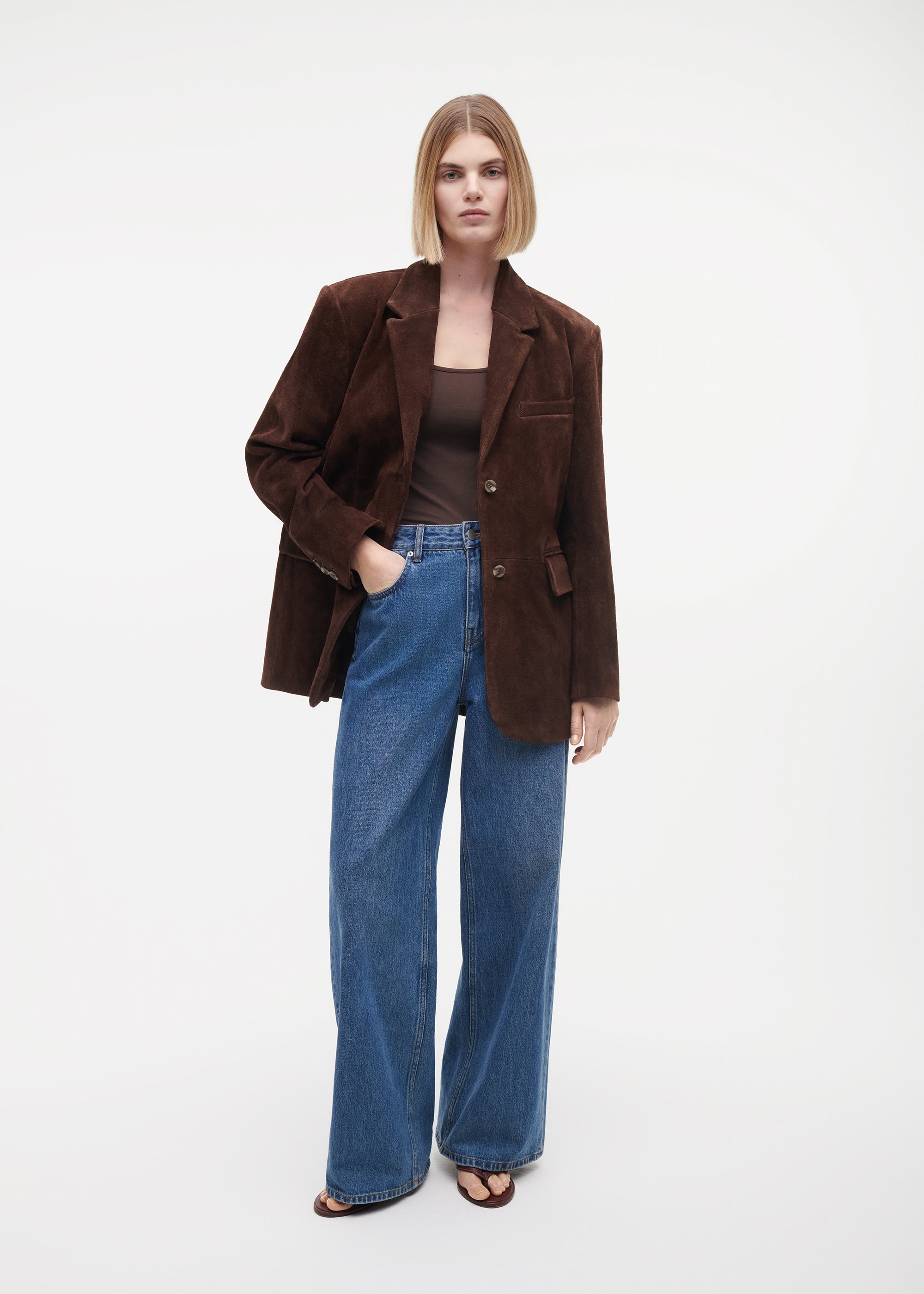 SILVY Gritty Suede Blazer