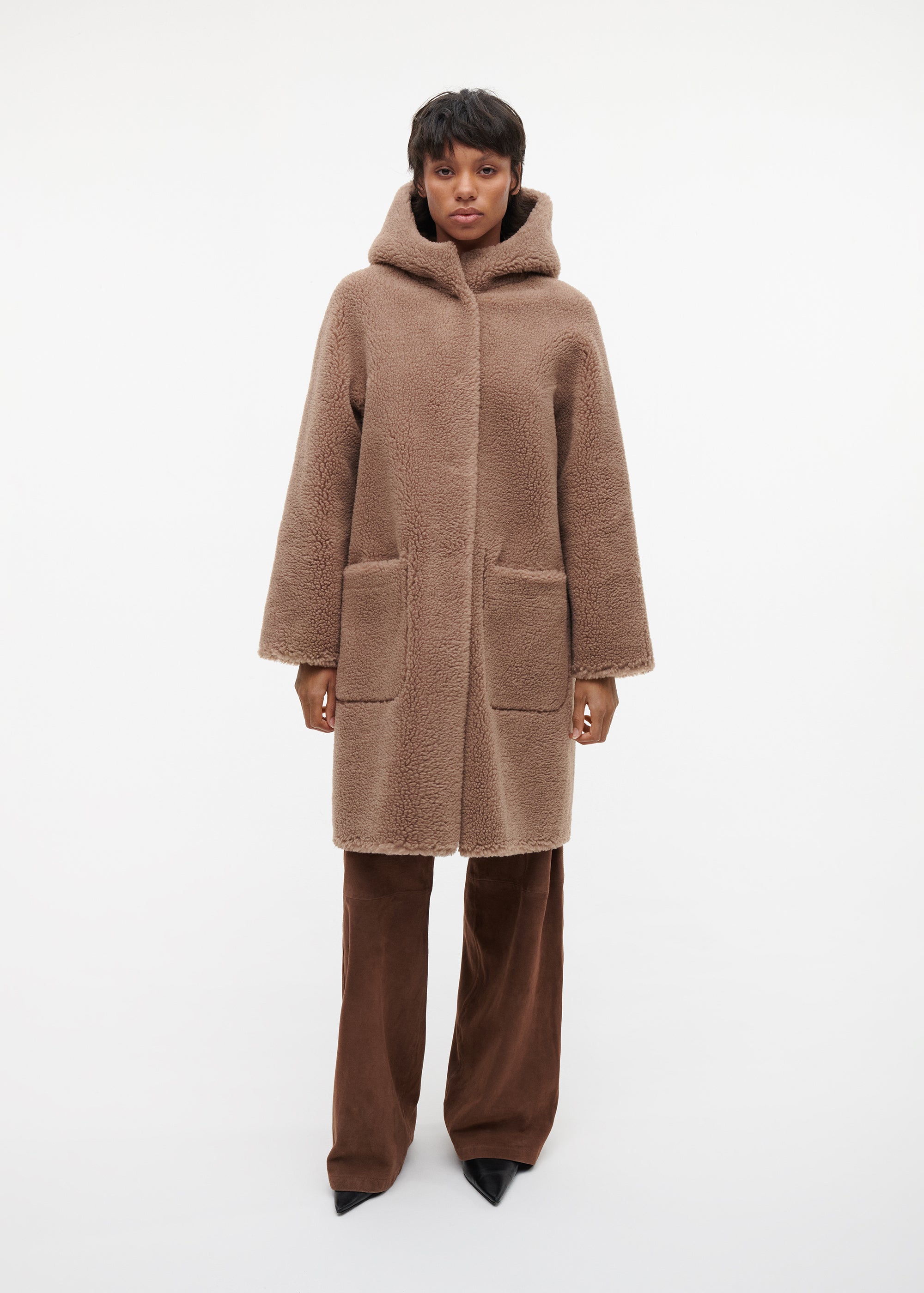 AISHA Teddy Wool Coat
