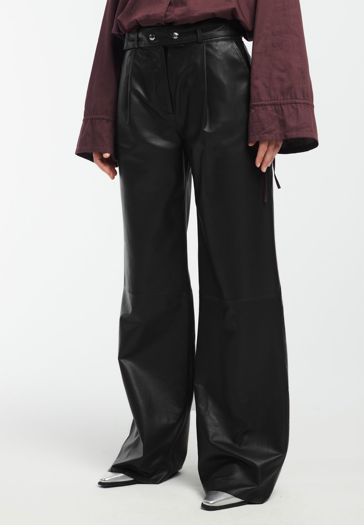 MAY Leather Trousers