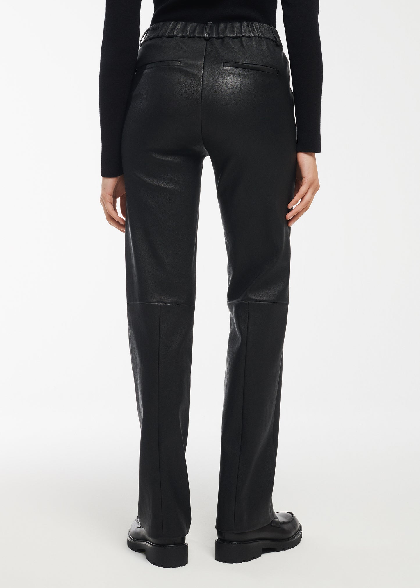 AILIS Stretch Leather Trousers