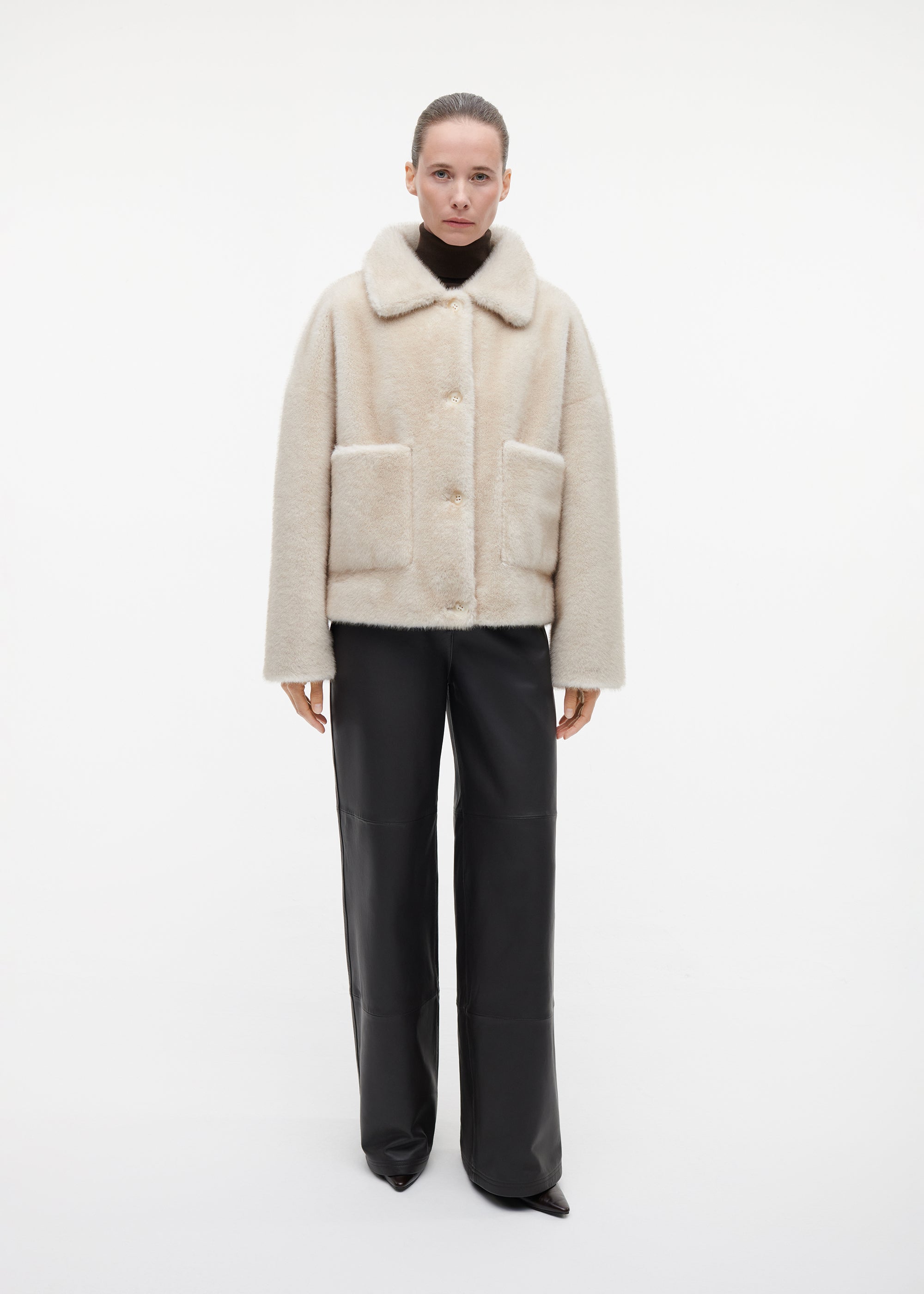 FAJE Reversible Faux Fur Jacket