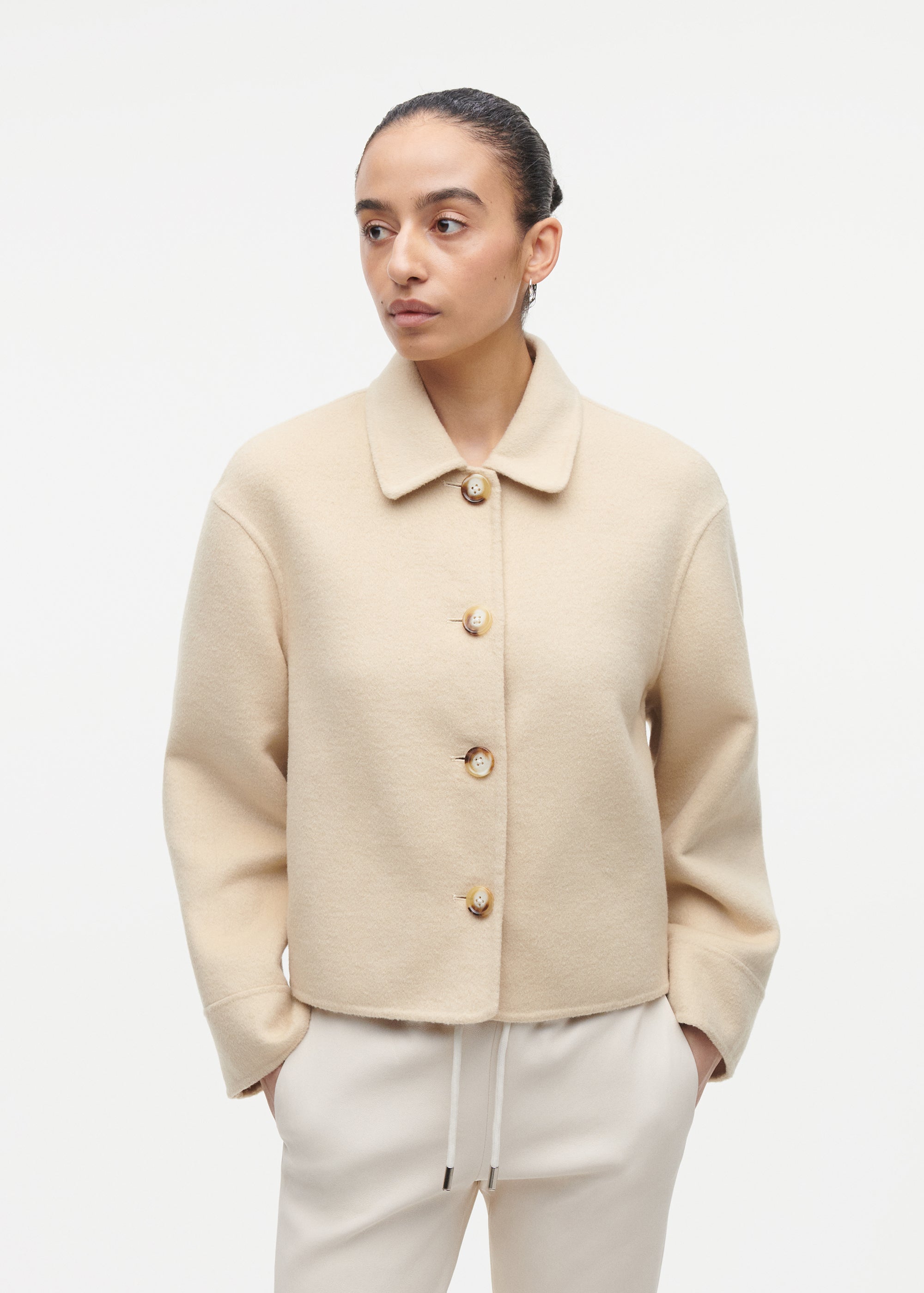 NICOLINA Wool Jacket Butter