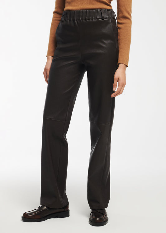 AILIS Stretch Leather Trousers