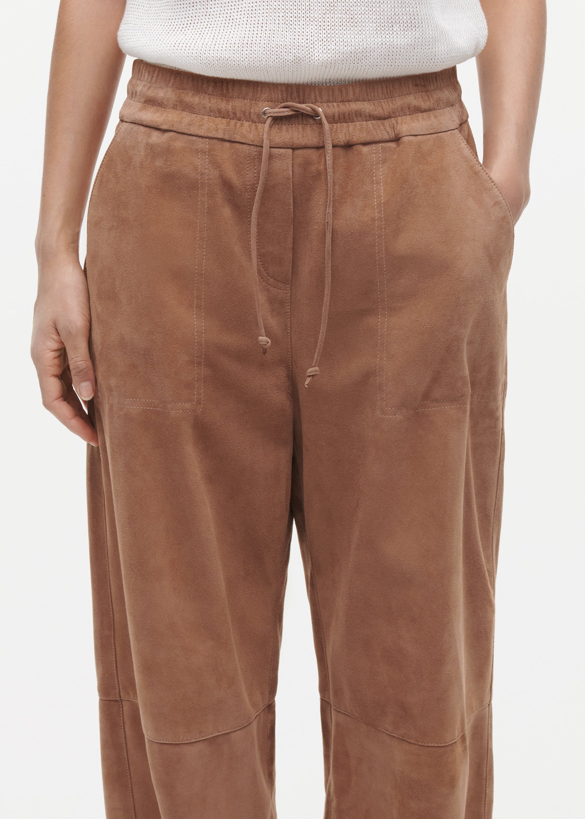 NADIA Suede Trousers