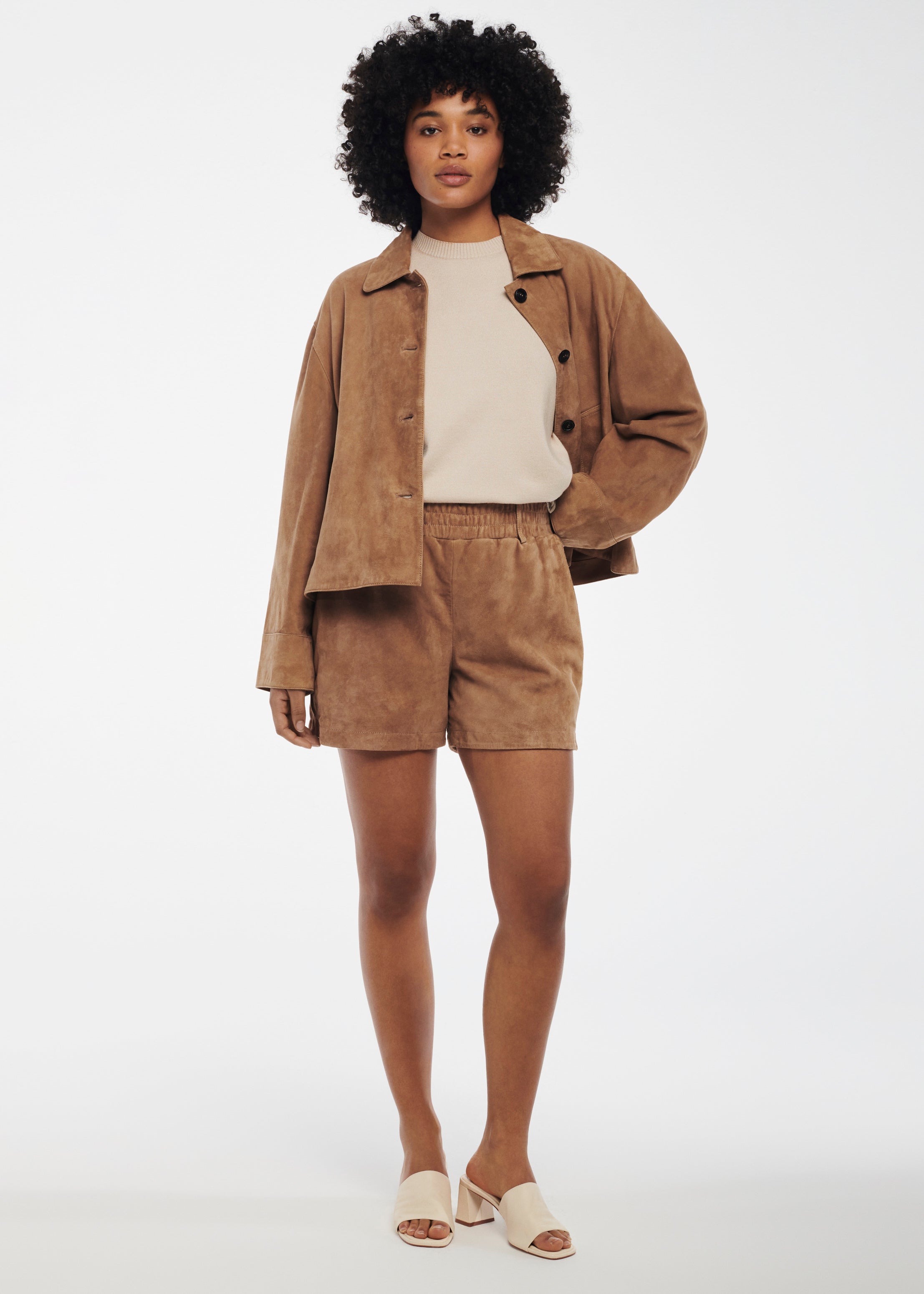 ROSA Suede Shorts