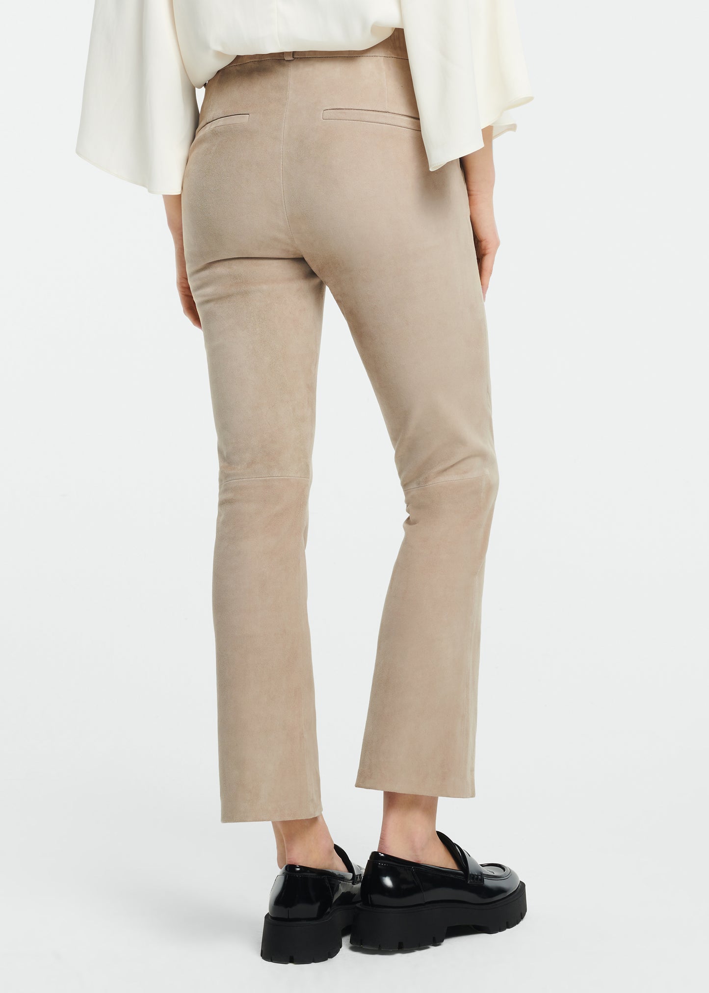 DEANNA Leather Stretch Trousers