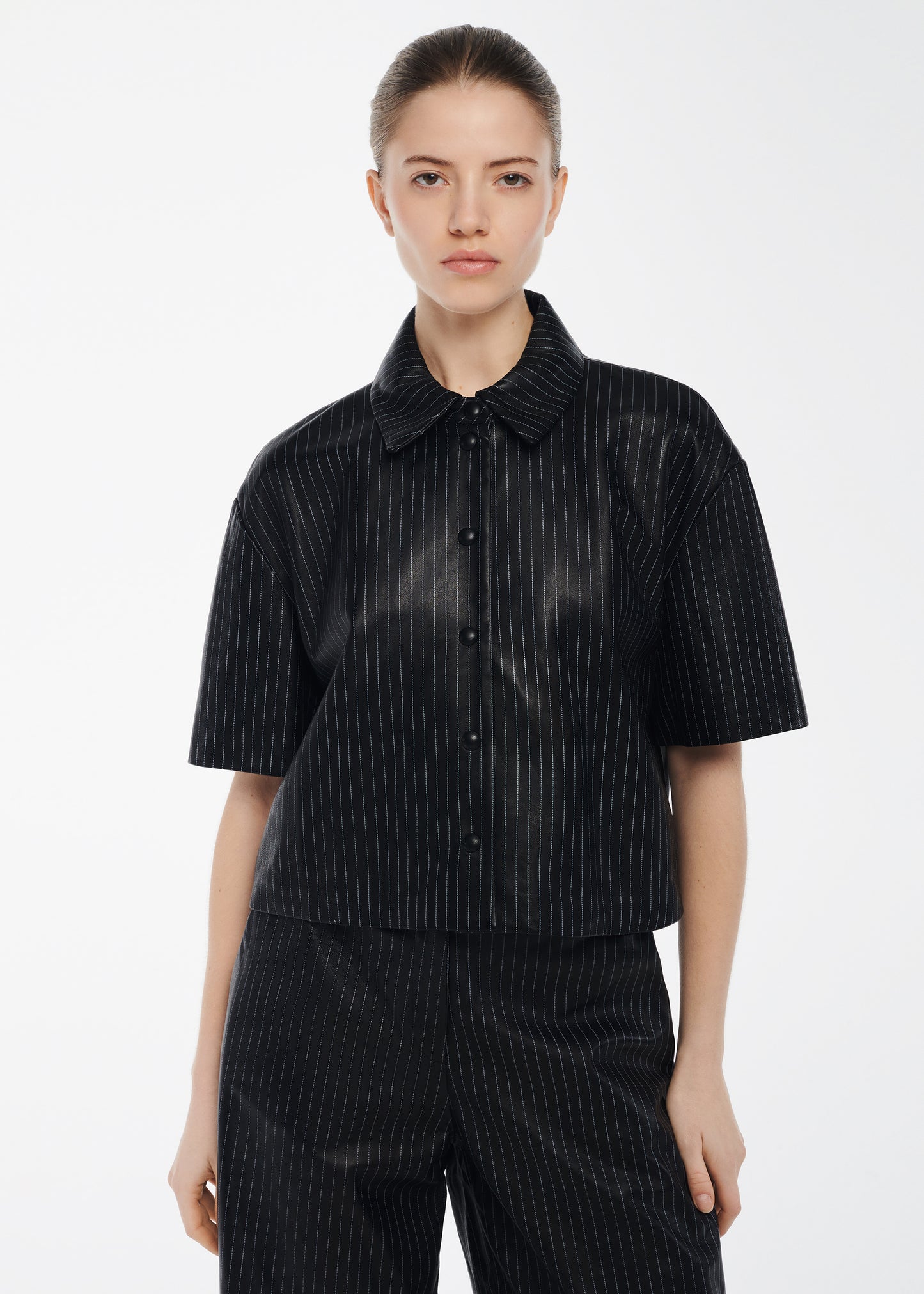 MACAYA Pinstriped Shirt