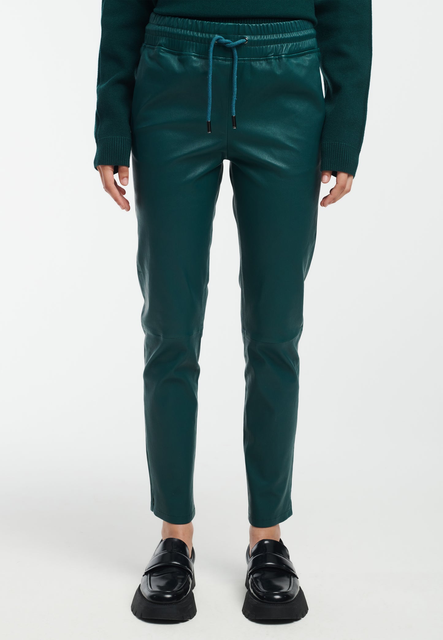 NAOMI Slim fit Leather Trousers
