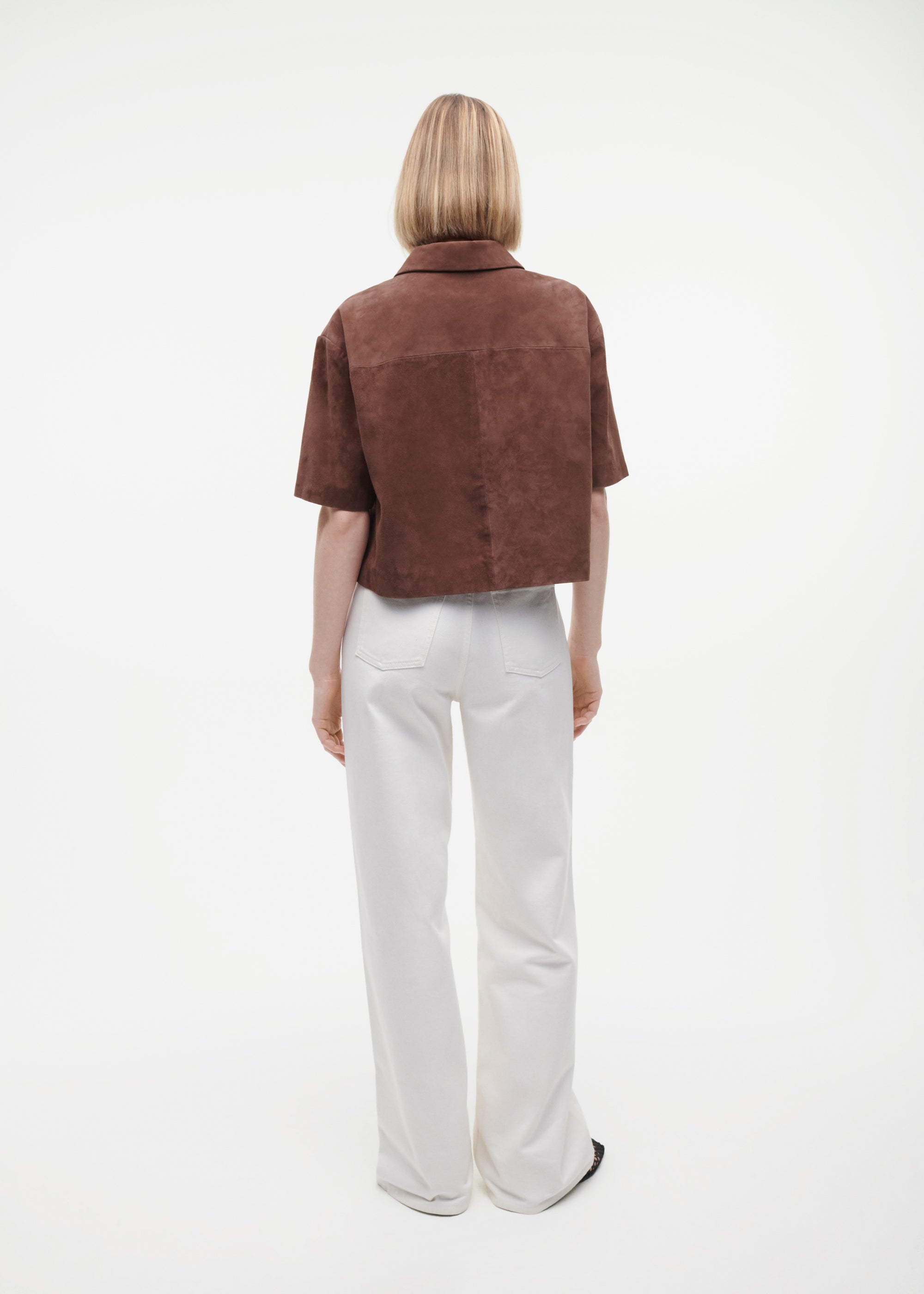 EVELINE Suede Top