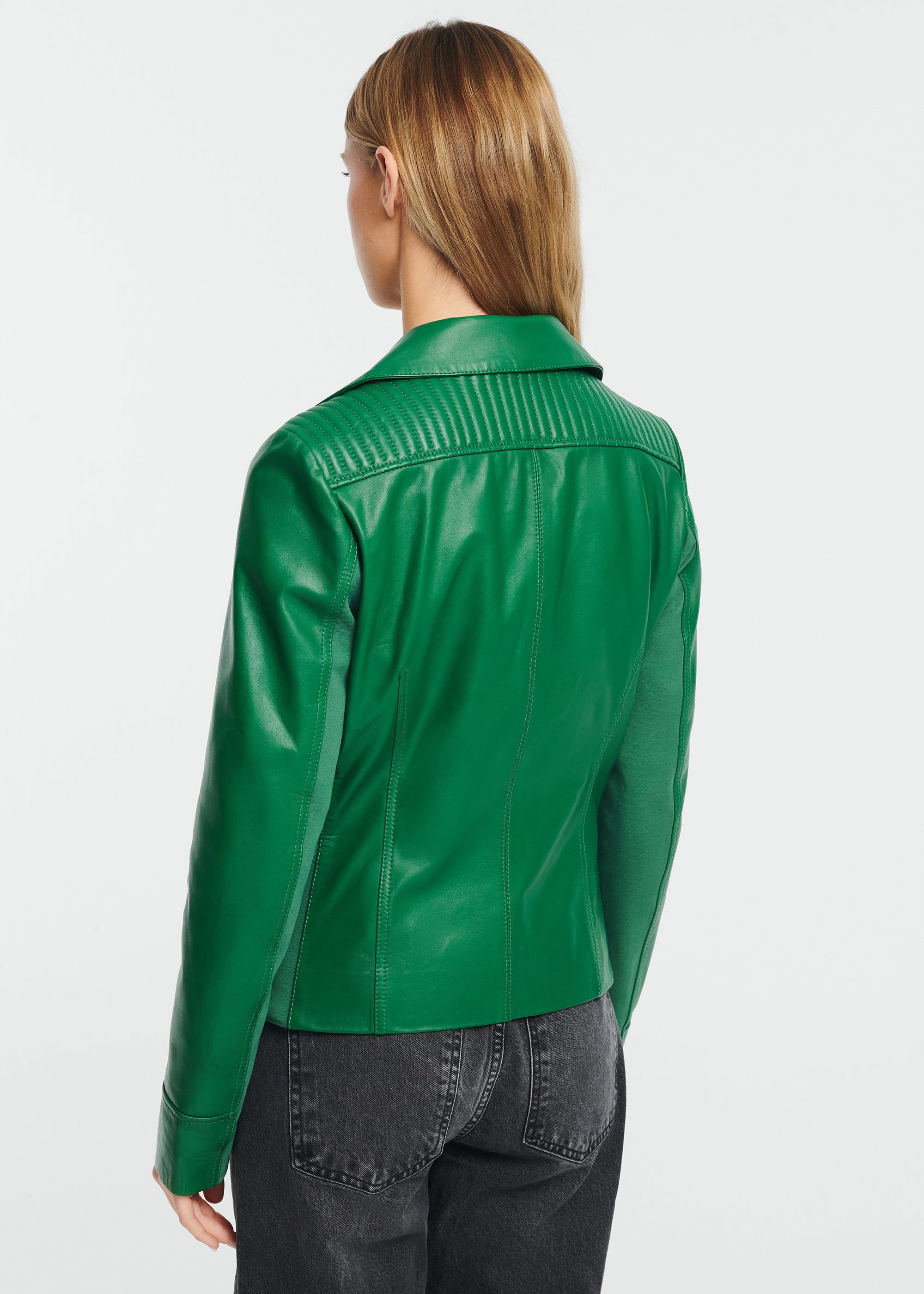 KENDALL Leather Biker Jacket